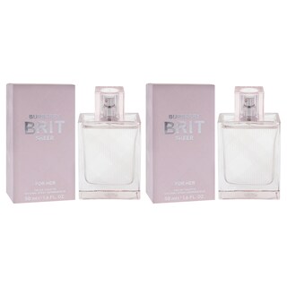 Foto 3 | Perfume Burberry Brit Sheer Paquete De 2 Unidades Para Mujer - Venta Internacional.