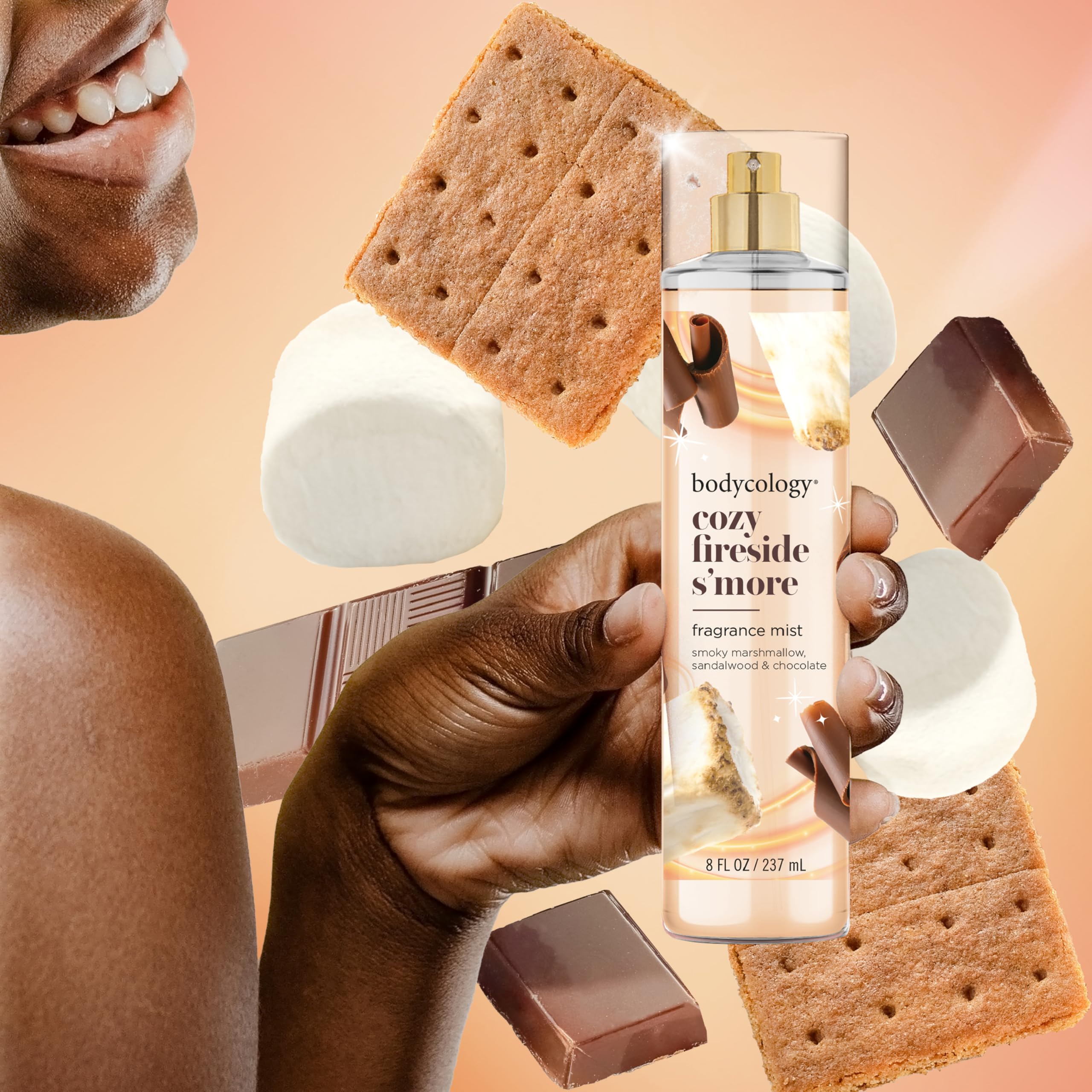 Foto 6 pulgar | Body Mist Bodycology  Duradero Y Acogedor  Fireside S'more  240 Ml - Venta Internacional.