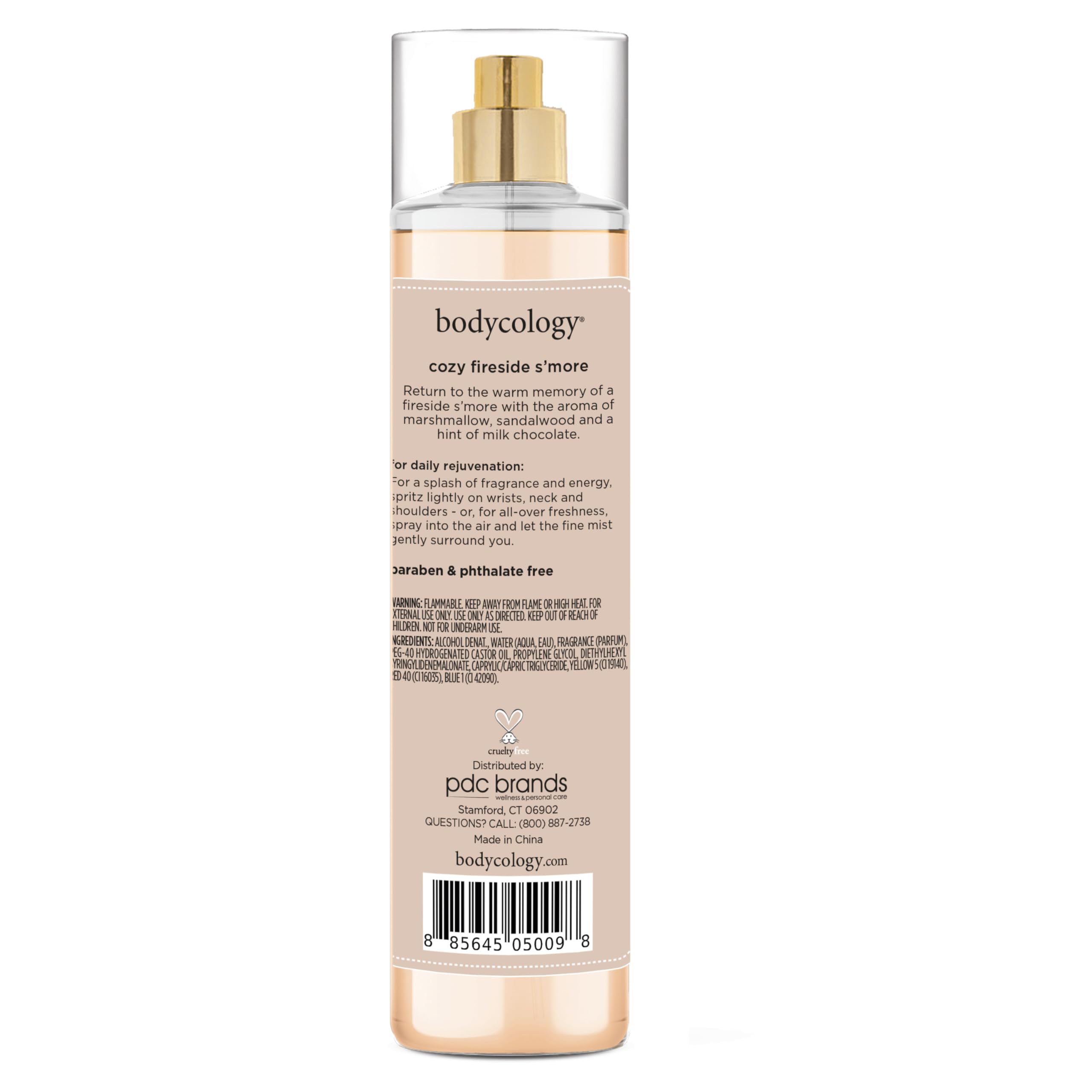 Foto 8 pulgar | Body Mist Bodycology  Duradero Y Acogedor  Fireside S'more  240 Ml - Venta Internacional.