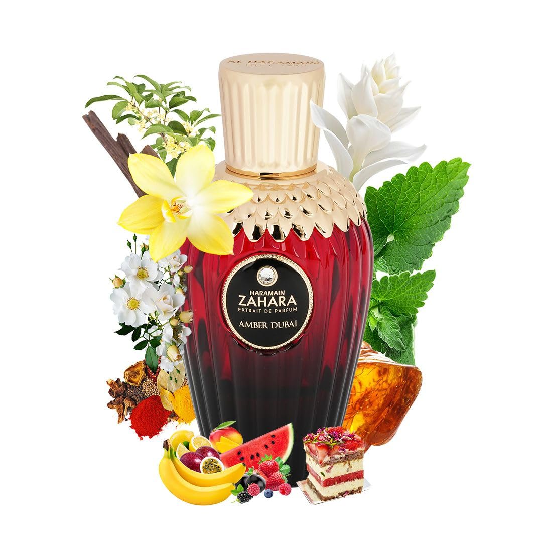Foto 4 pulgar | Perfume Al Haramain Zahara Amber Dubai Extrait De Parfum 100 Ml - Venta Internacional.