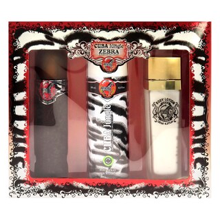Foto 4 | Set De Regalo Perfume Cuba Jungle Zebra De 3 Piezas Para Mujer - Venta Internacional.