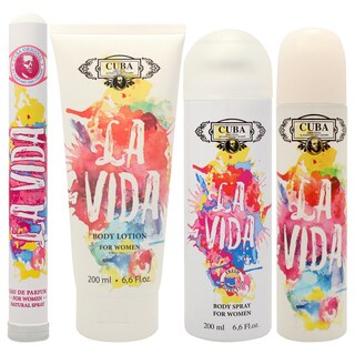 Foto 2 | Set De Regalo Perfume Cuba La Vida Para Mujer De 100 Ml 35 Ml 200 Ml - Venta Internacional.