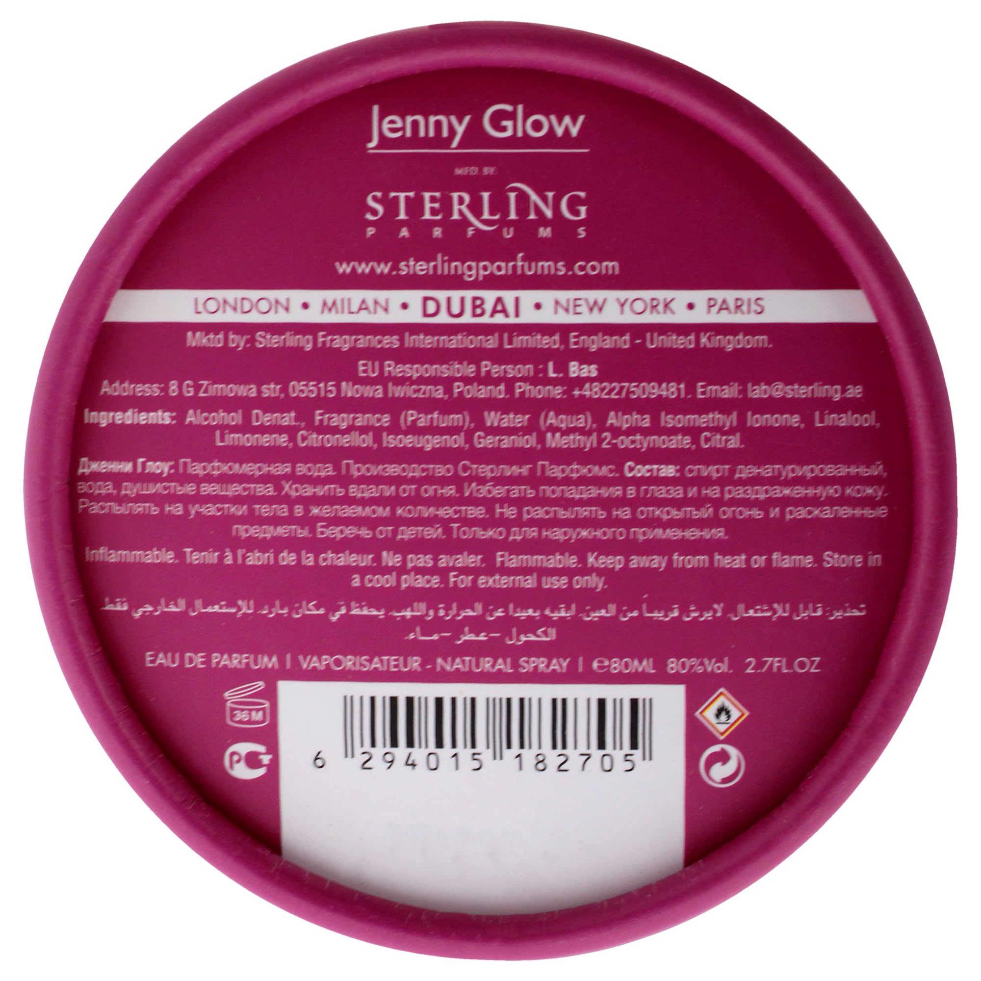 Foto 6 pulgar | Perfume Jenny Glow Velours Eau De Parfum  80 Ml  Para Unisex - Venta Internacional.