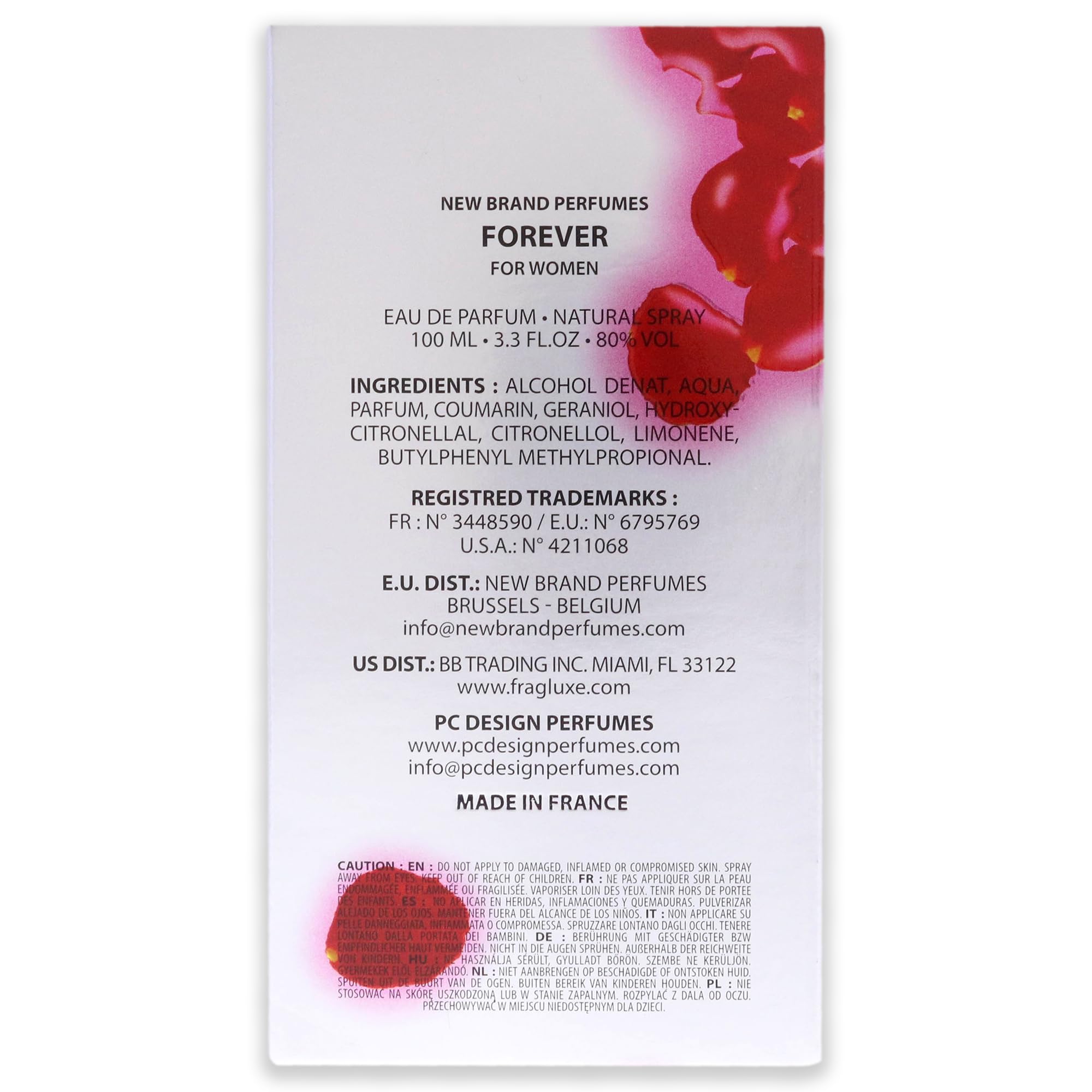 Foto 7 pulgar | Perfume New Brand Forever Eau De Parfum Para Mujer  100 Ml - Venta Internacional.