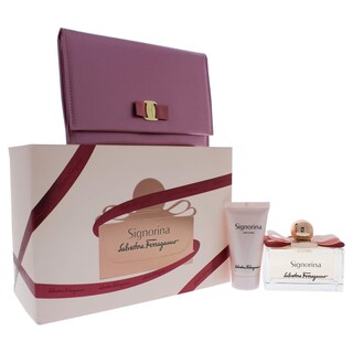 Foto 3 | Estuche para Mujer Salvatore Ferragamo Signorina 3 Piezas - Venta Internacional