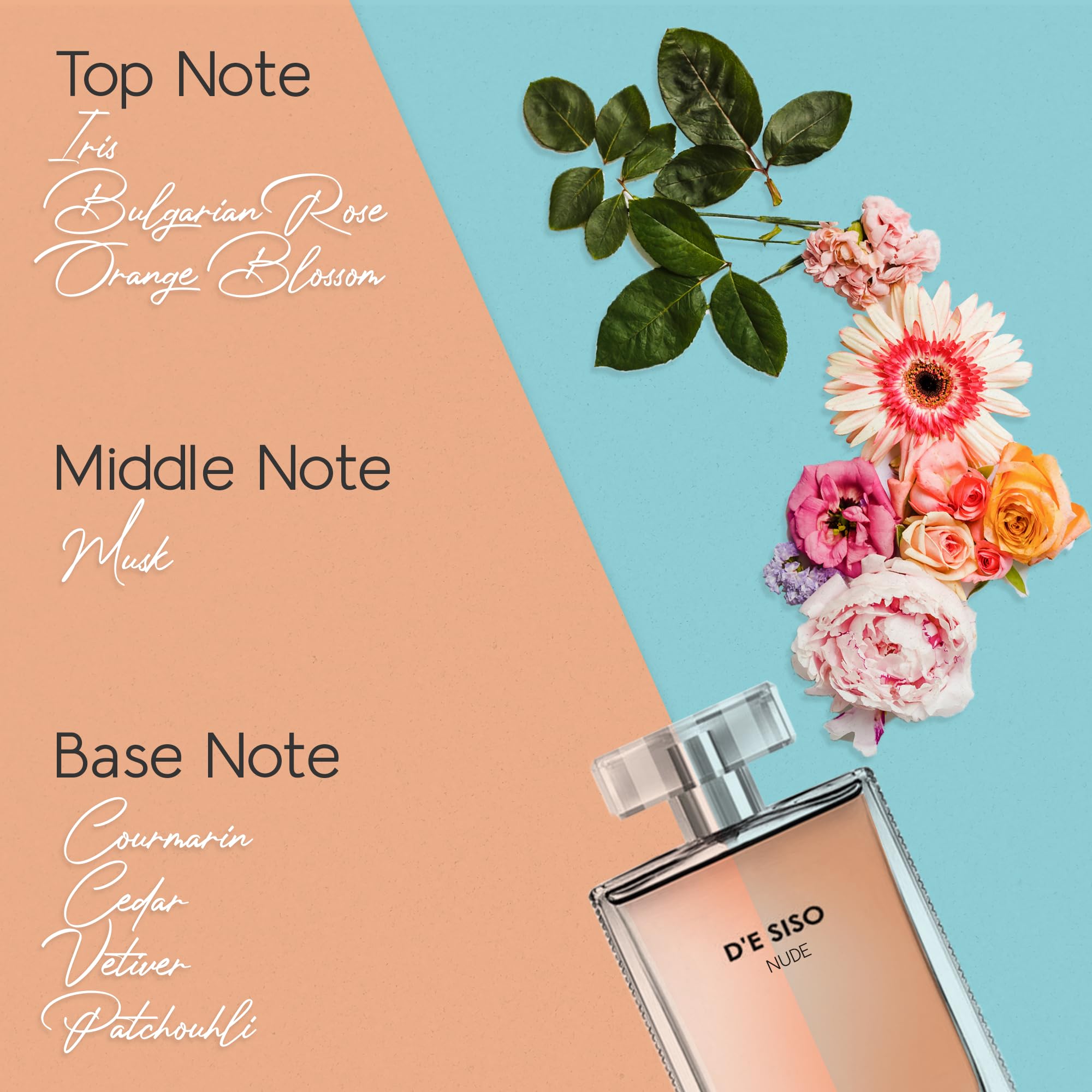 Foto 4 pulgar | Eau De Toilette Perfume D'e Siso Classic Nude Sweet  100 Ml - Venta Internacional.
