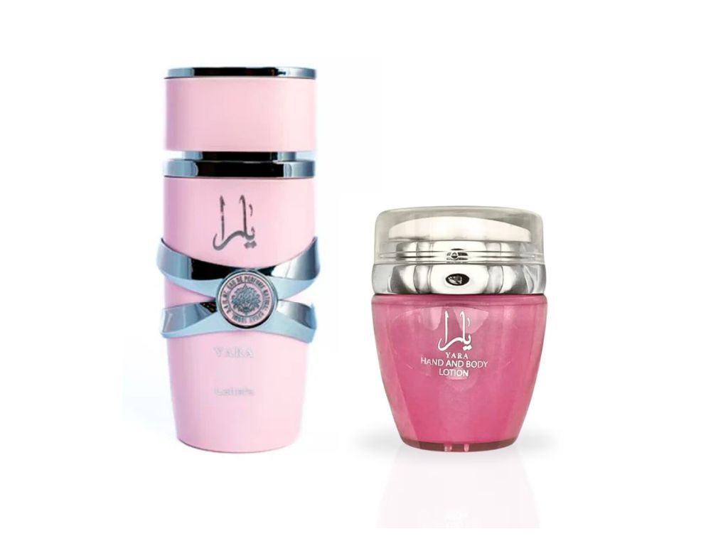Foto 2 pulgar | Perfume Lattafa Yara 100 Ml Edp + Crema Corporal Yara 50 Ml