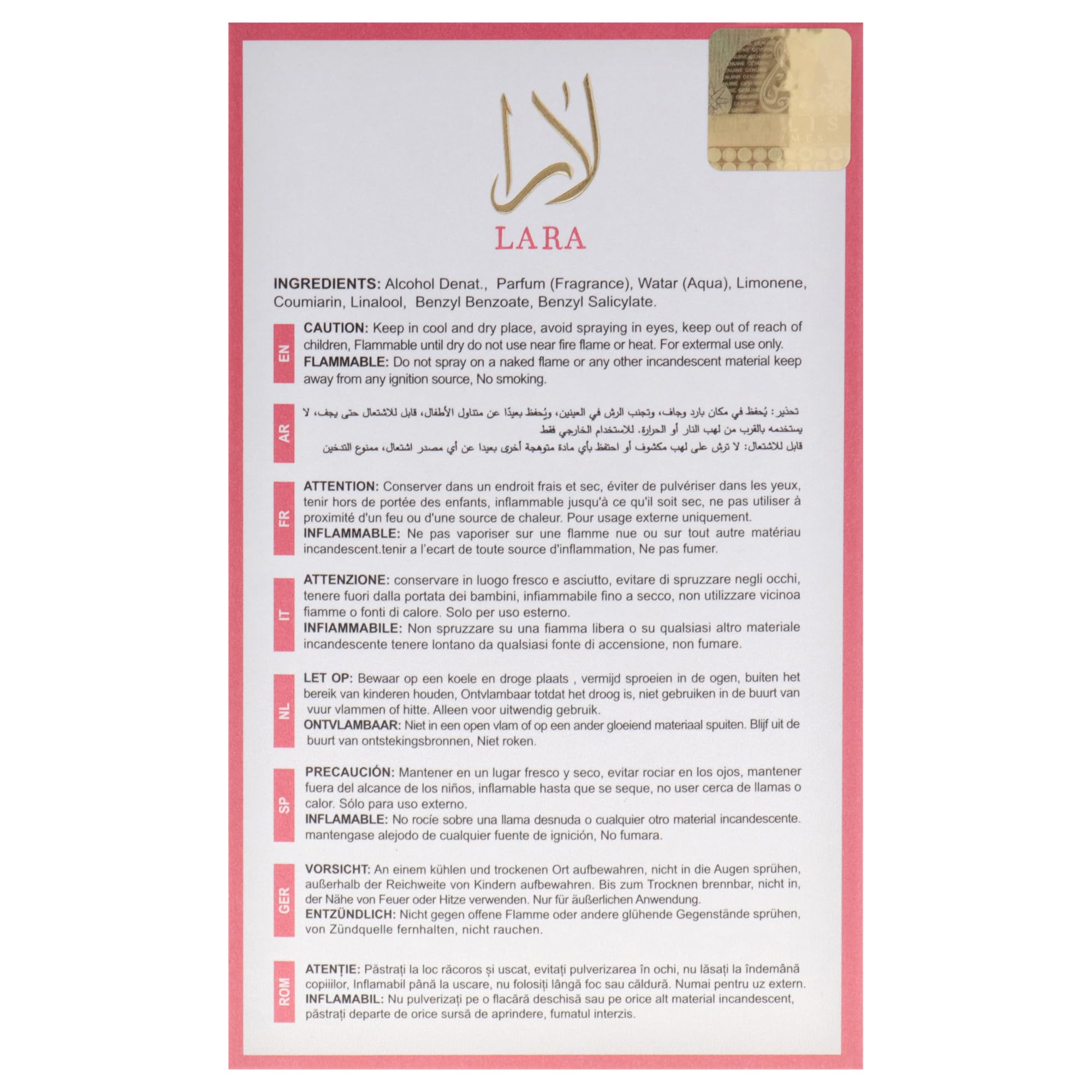 Foto 8 pulgar | Perfume Khalis Eternal Collection Lara Candy 100 Ml Para Mujer - Venta Internacional.