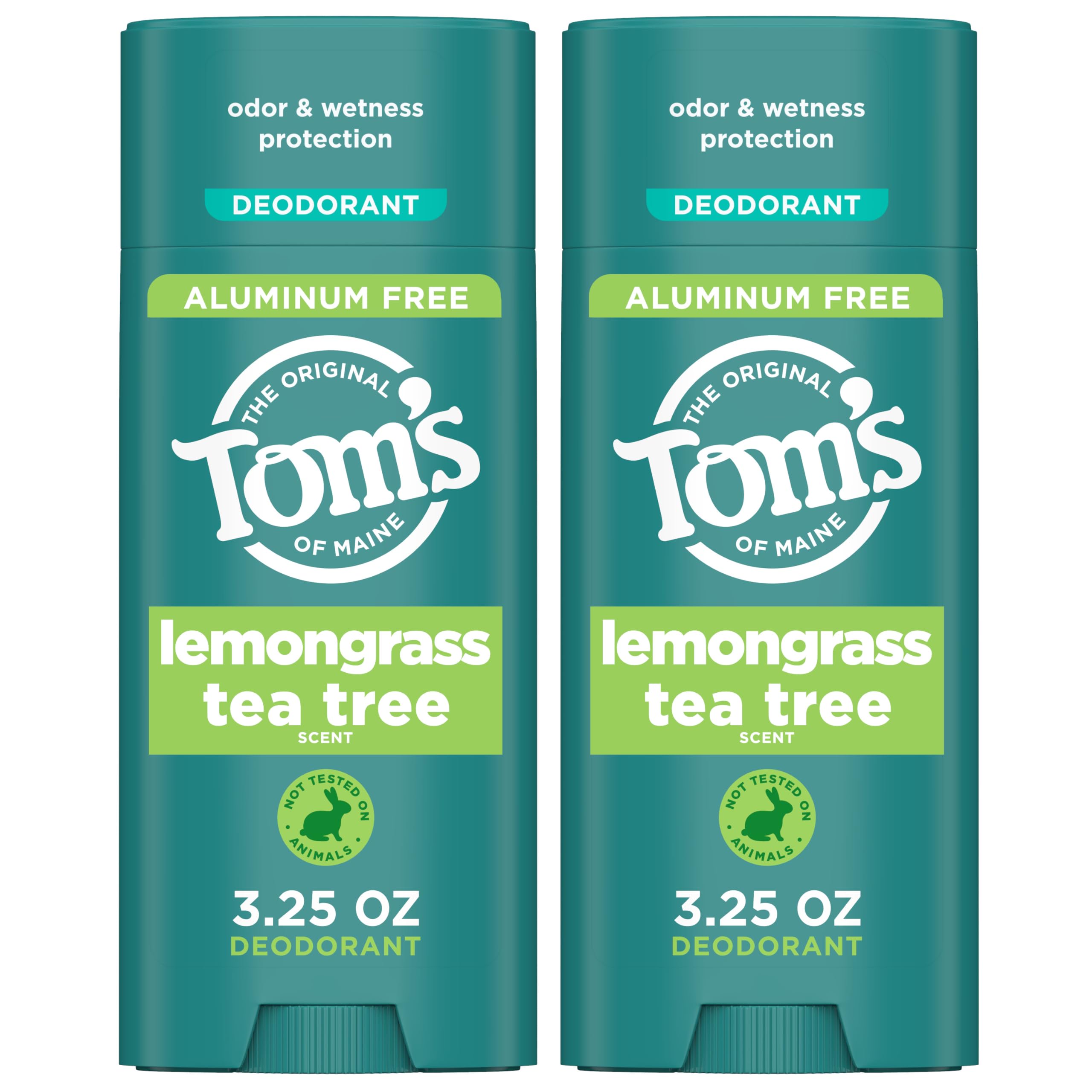 Foto 2 pulgar | Desodorante Tom's Of Maine Lemongrass Tea Tree 95 Ml (paquete De 2) - Venta Internacional.