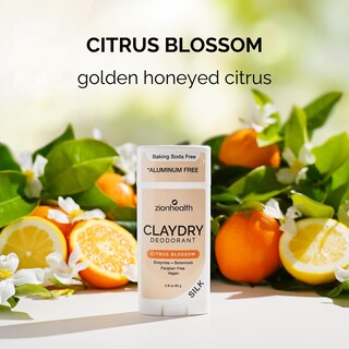 Foto 5 | Desodorante En Barra Zion Health Adama Clay Flor Cítrica Seca 80 Ml - Venta Internacional.