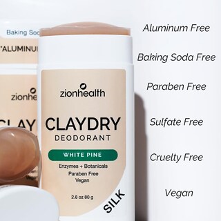 Foto 7 | Desodorante En Barra Zion Health Adama Clay Flor Cítrica Seca 80 Ml - Venta Internacional.