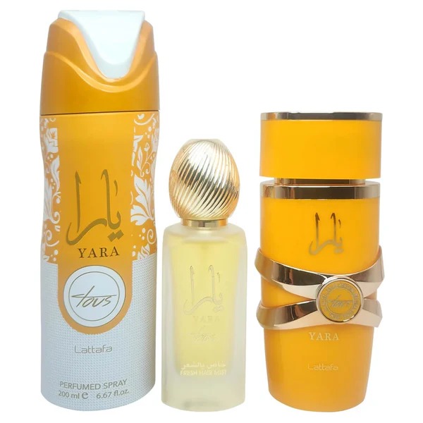 Foto 3 pulgar | Set De Regalo Perfume Lattafa Yara Tous  3 Unidades  100 Ml  Eau De Parfum - Venta Internacional.