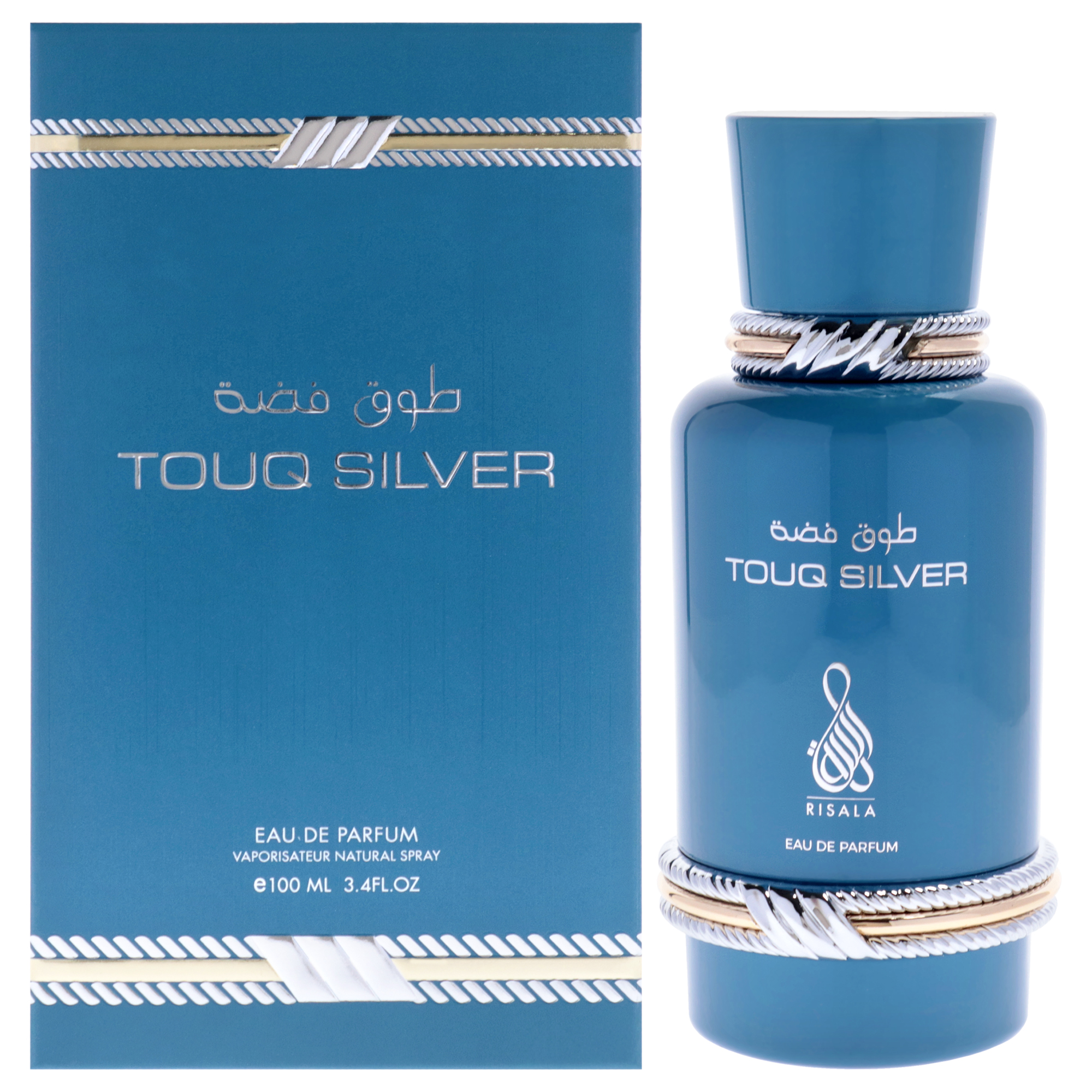 Foto 2 pulgar | Perfume Risala Touq Silver Eau De Parfum  100 Ml  Para Unisex