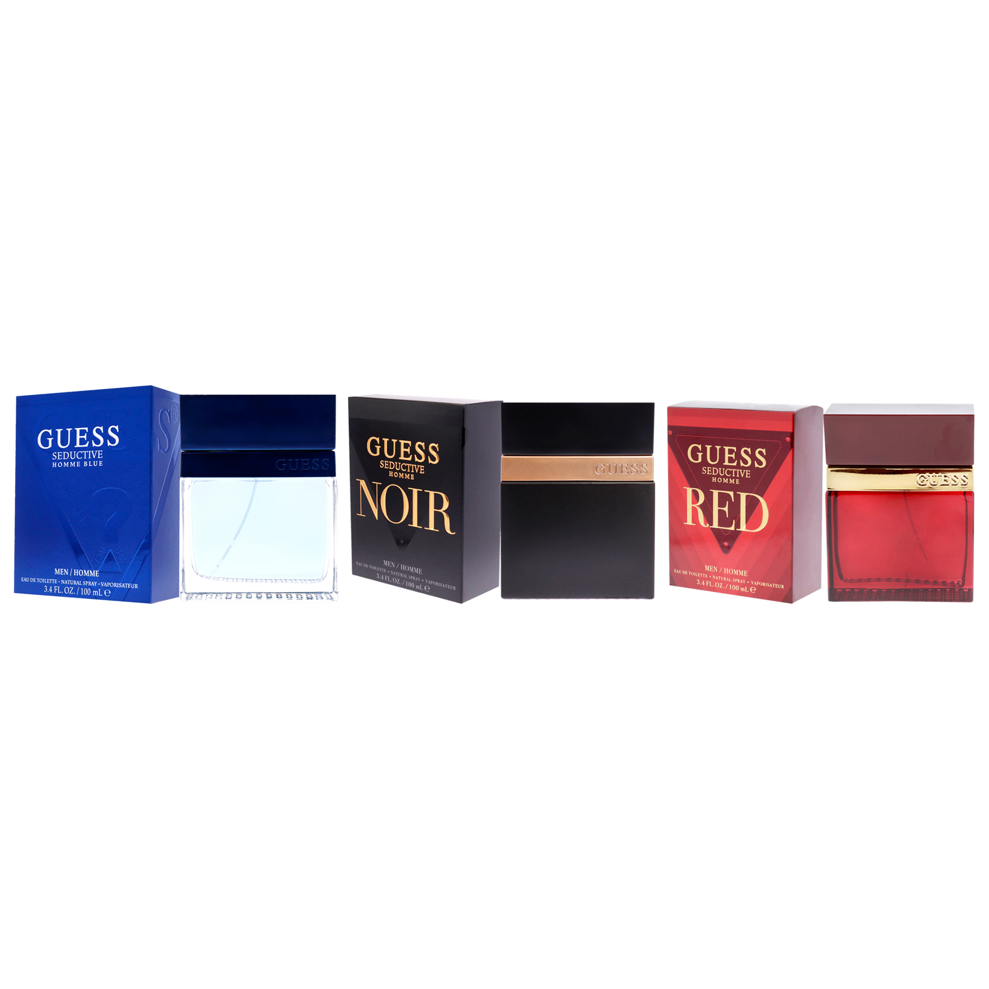 Foto 5 pulgar | Perfume Guess Seductive Eau De Toilette Para Hombre  Set De 3 Piezas - Venta Internacional.