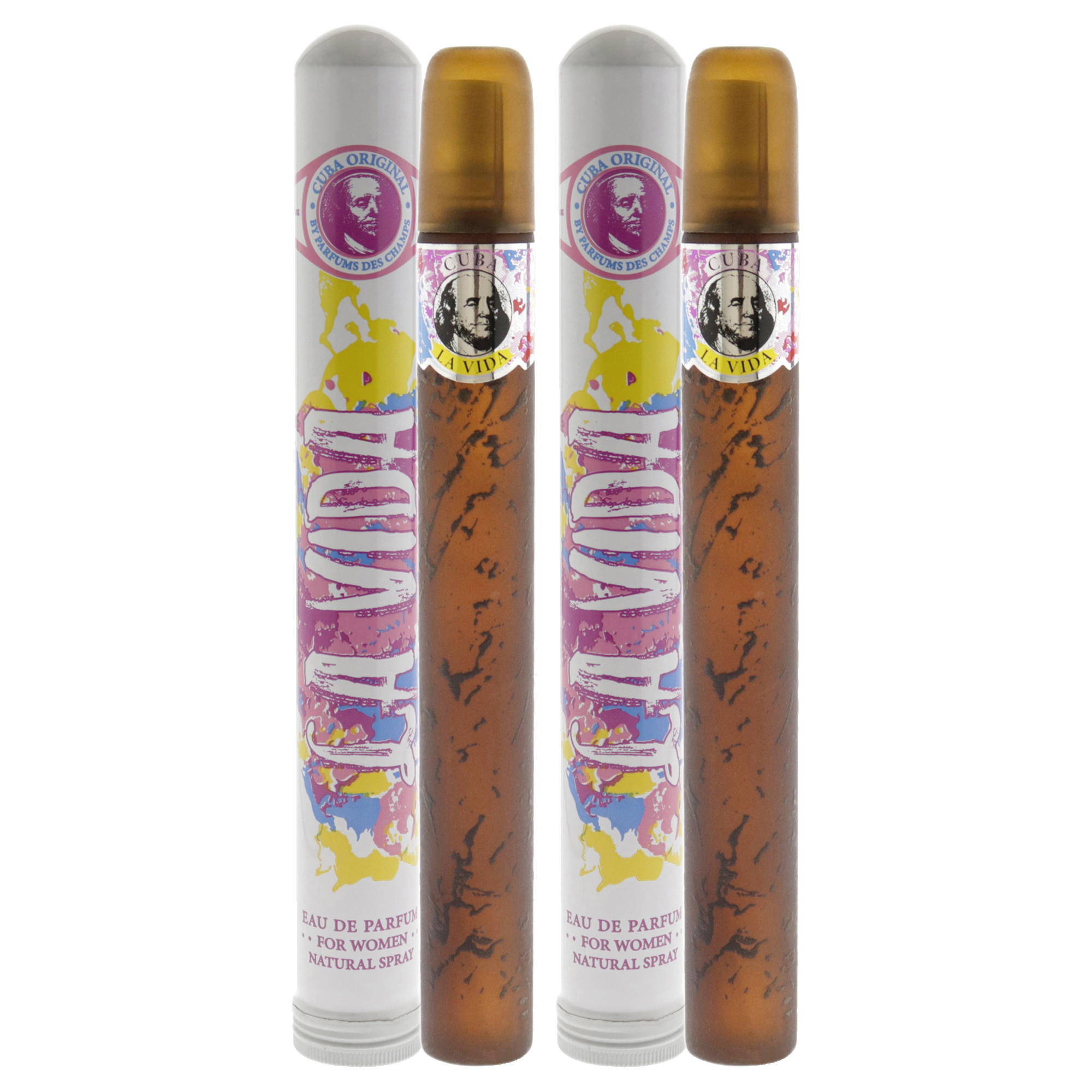 Foto 2 pulgar | Perfume Cuba La Vida Eau De Parfum  50 Ml  Para Mujer (paquete De 2) - Venta Internacional.