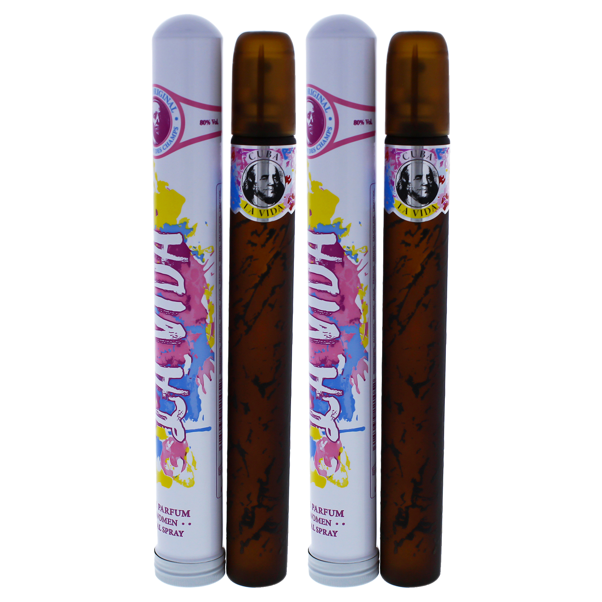 Foto 4 pulgar | Perfume Cuba La Vida Eau De Parfum  50 Ml  Para Mujer (paquete De 2) - Venta Internacional.