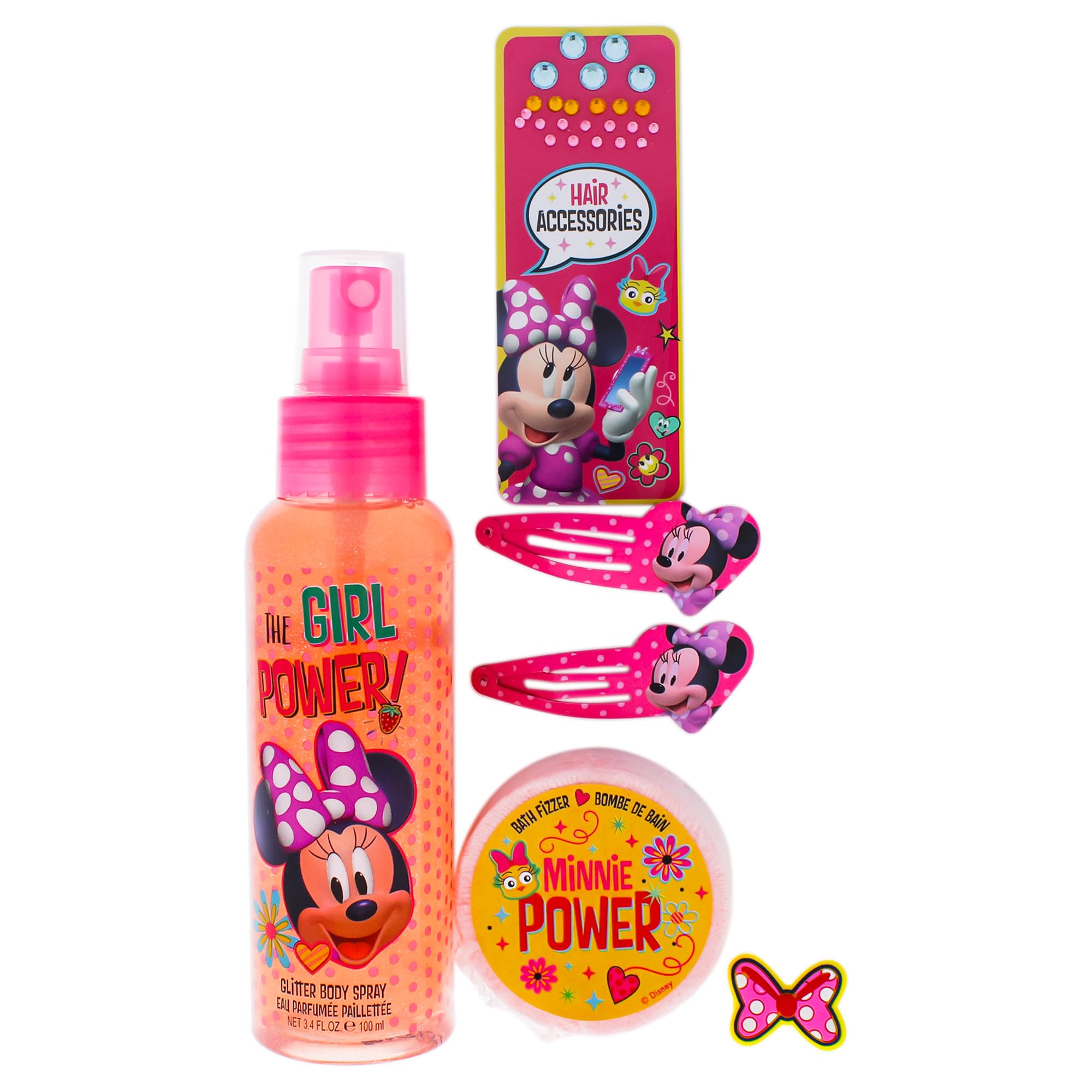 Foto 3 pulgar | Set De Regalo Disney Minnie Mouse Para Niños  5 Unidades  Spray Corporal  100 Ml - Venta Internacional.