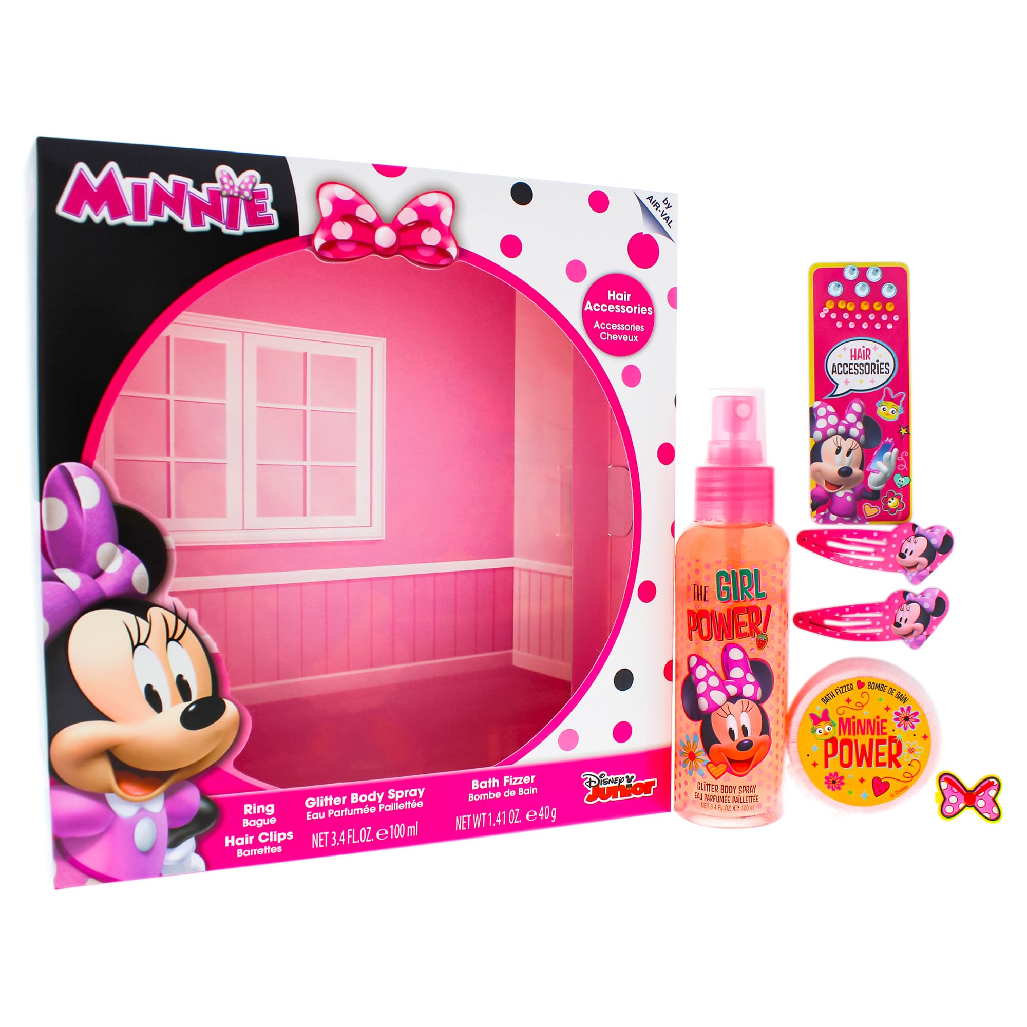 Foto 4 pulgar | Set De Regalo Disney Minnie Mouse Para Niños  5 Unidades  Spray Corporal  100 Ml - Venta Internacional.