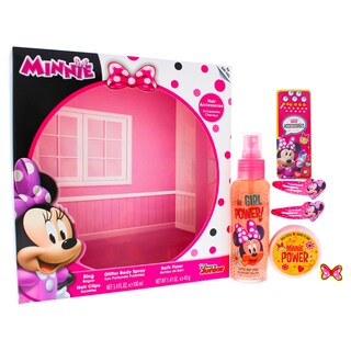 Foto 3 | Set De Regalo Disney Minnie Mouse Para Niños 5 Unidades Spray Corporal 100 Ml - Venta Internacional.