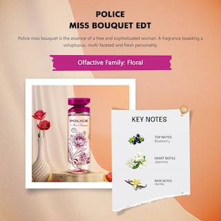 Foto 4 | Perfume Police Miss Bouquet Eau De Toilette Para Mujer 100 Ml - Venta Internacional.
