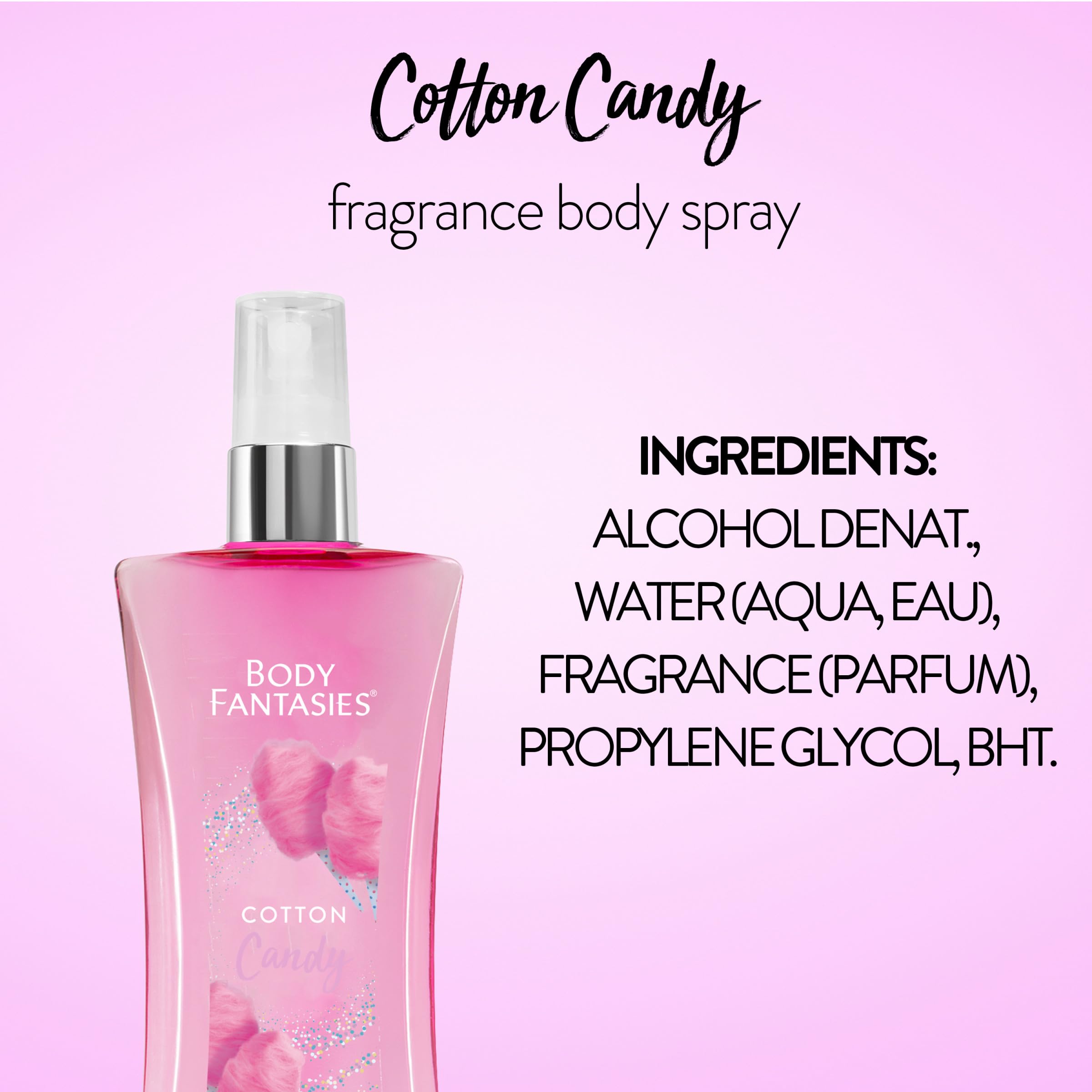 Foto 7 pulgar | Spray Corporal Body Fantasies Signature Cotton Candy 240 Ml X 2 - Venta Internacional.