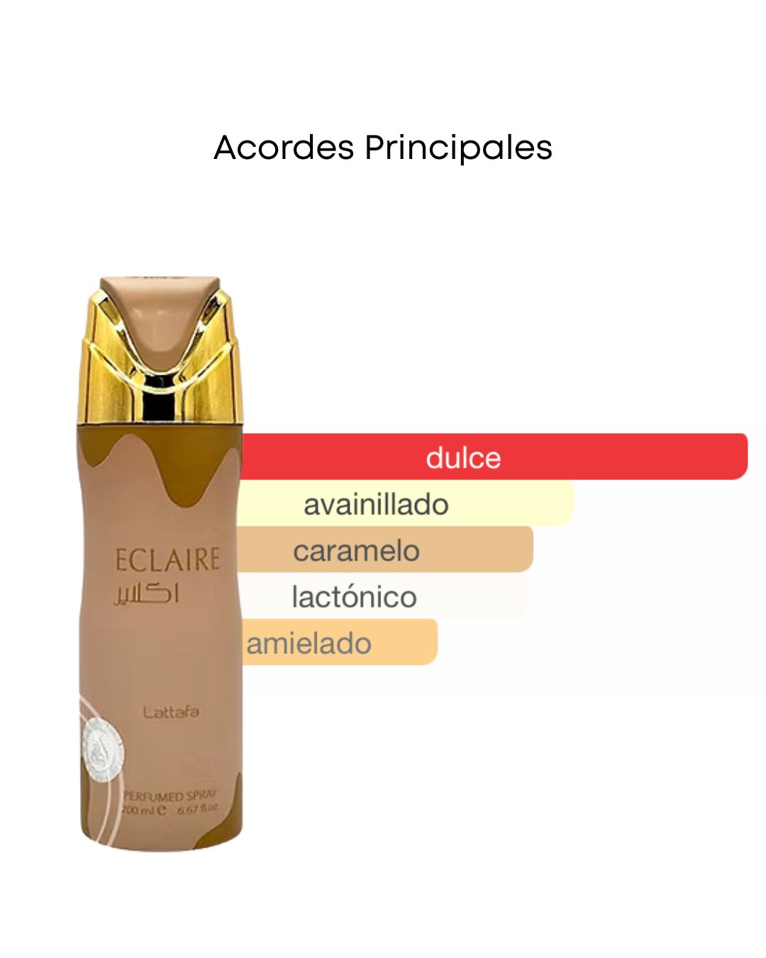 Foto 4 pulgar | Perfume Para Mujer Lattafa Eclaire Body Spray 200 Ml Para Mujer