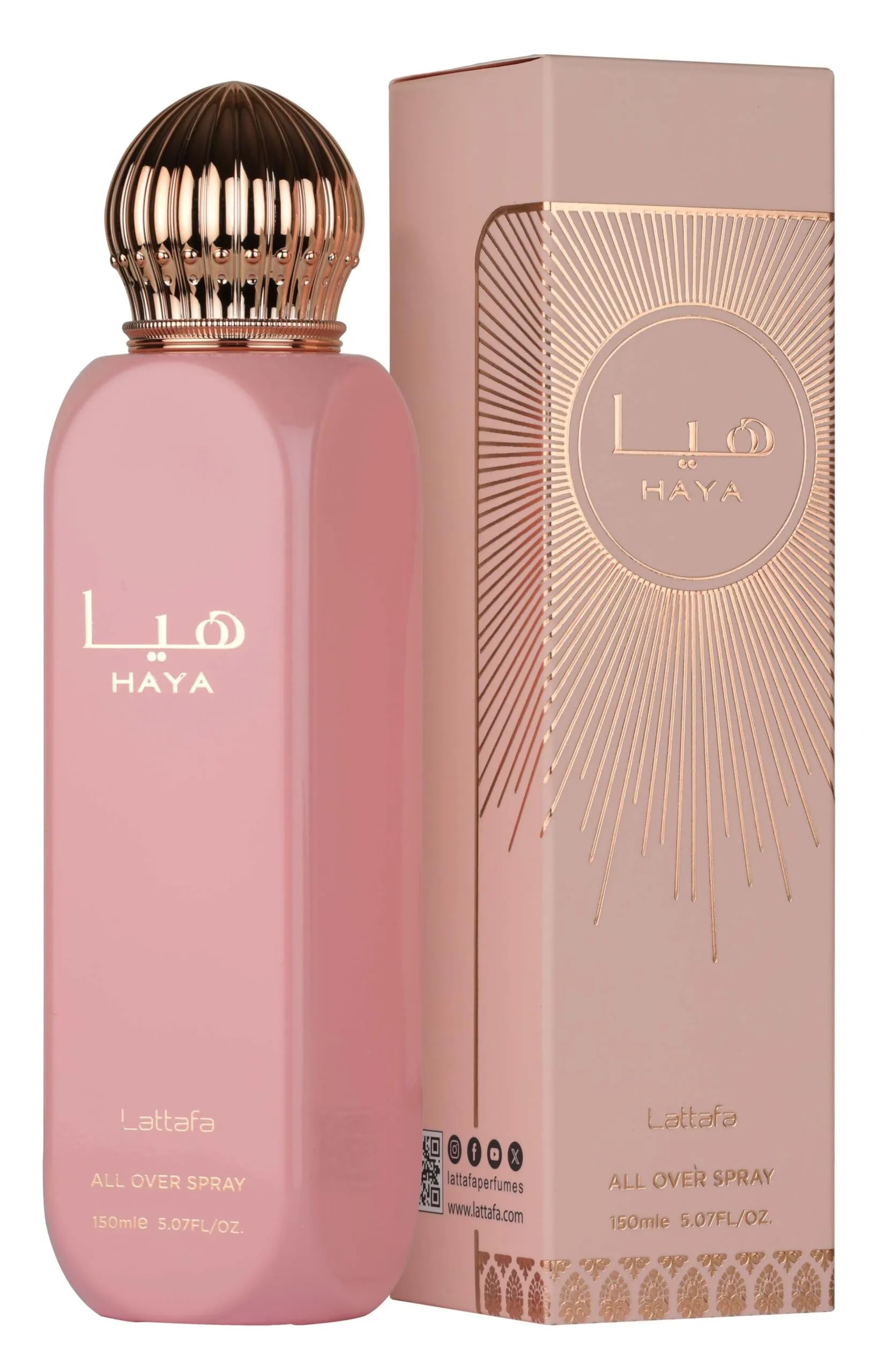 Foto 3 pulgar | Perfume Lattafa Haya All Over Spray 150 Ml Para Mujer - Venta Internacional.