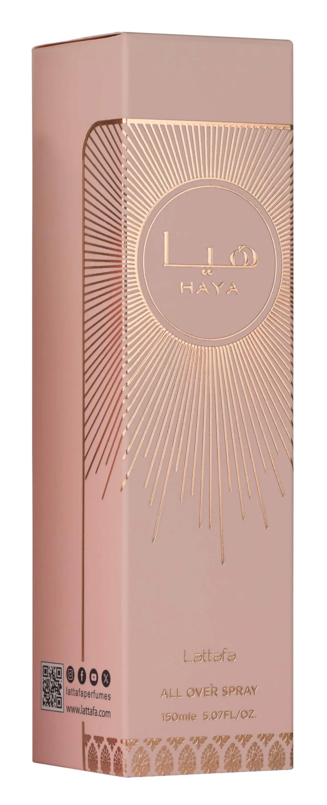 Foto 4 pulgar | Perfume Lattafa Haya All Over Spray 150 Ml Para Mujer - Venta Internacional.
