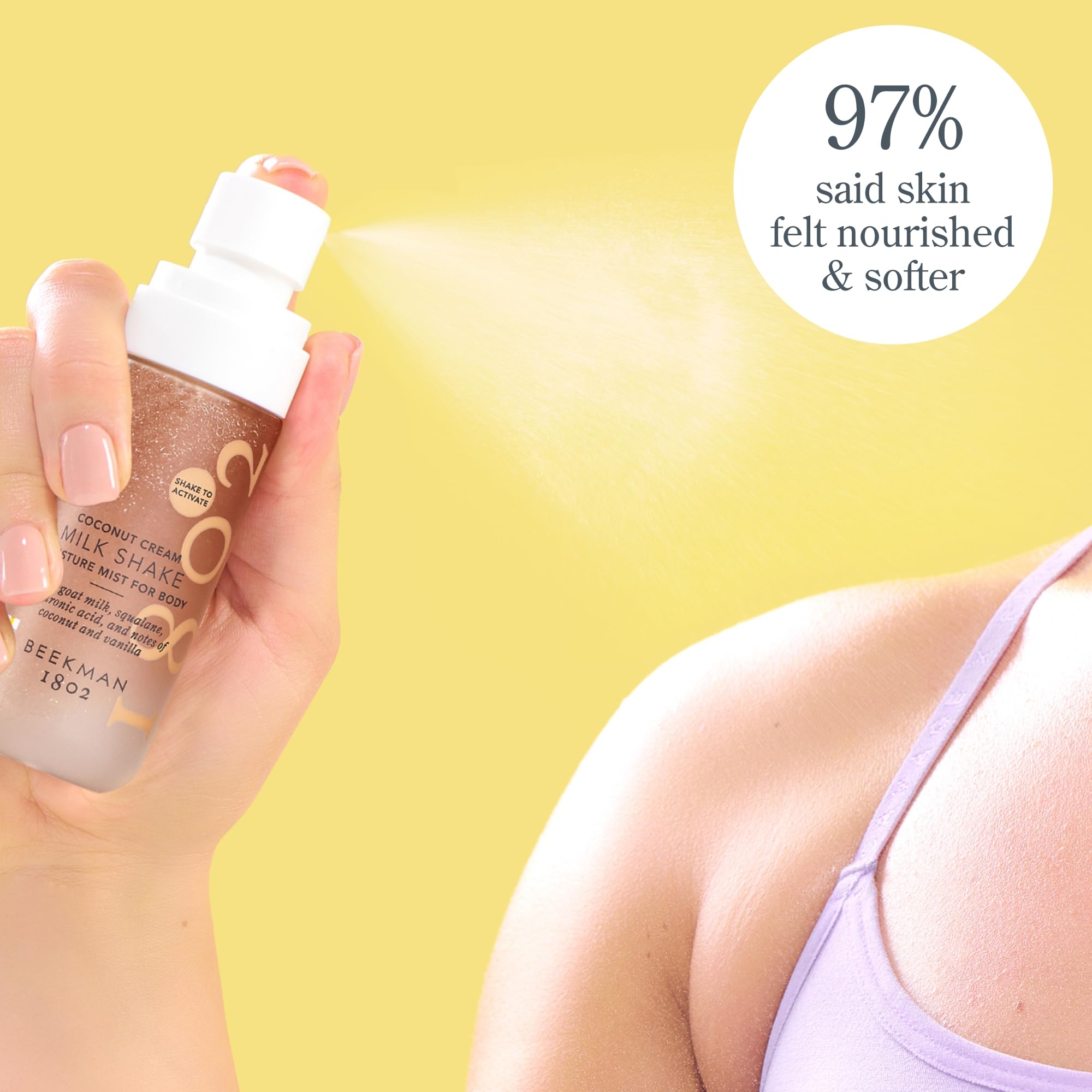 Foto 2 | Batido De Leche Y Crema De Coco Body Mist Beekman 1802  140 Ml - Venta Internacional.