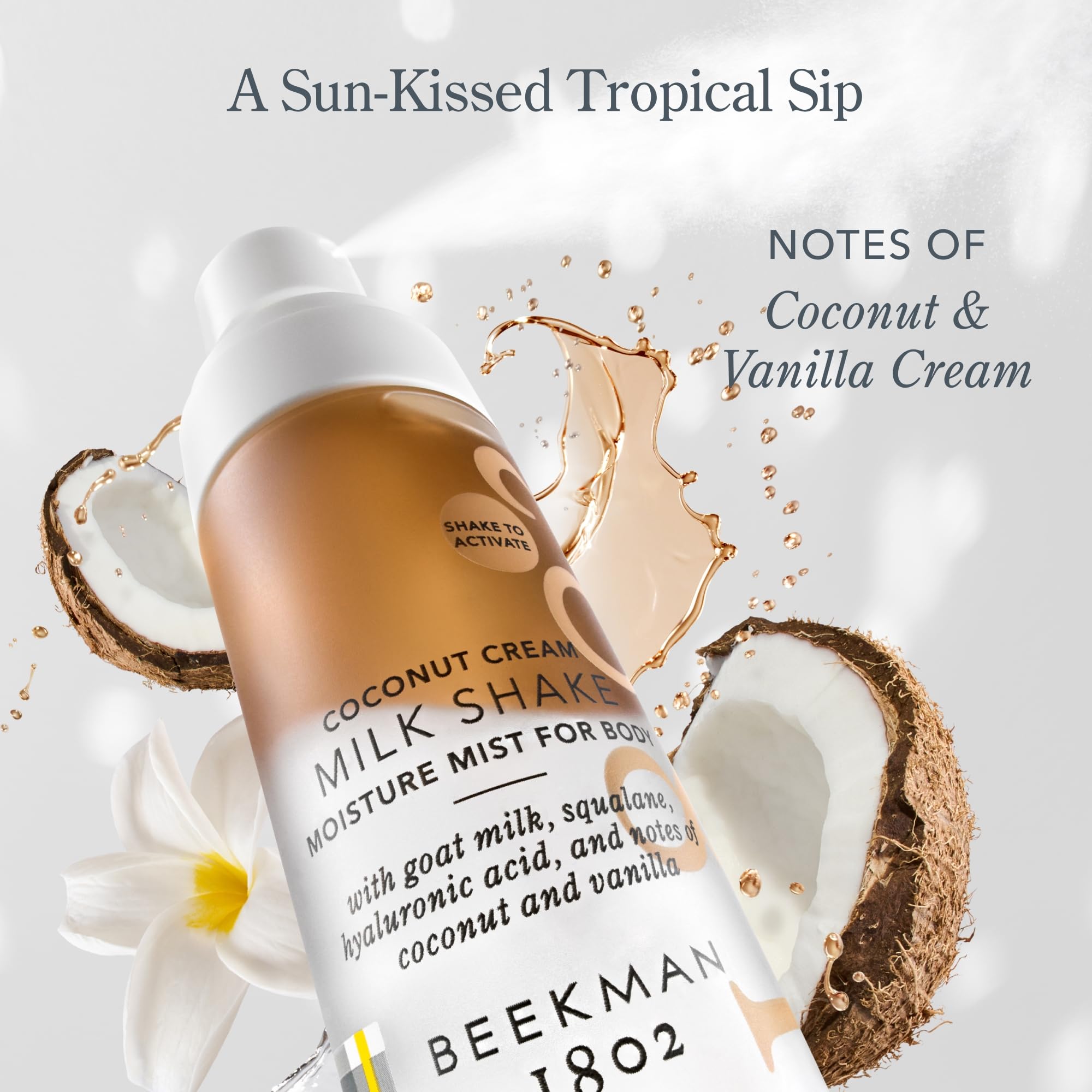 Foto 4 | Batido De Leche Y Crema De Coco Body Mist Beekman 1802  140 Ml - Venta Internacional.