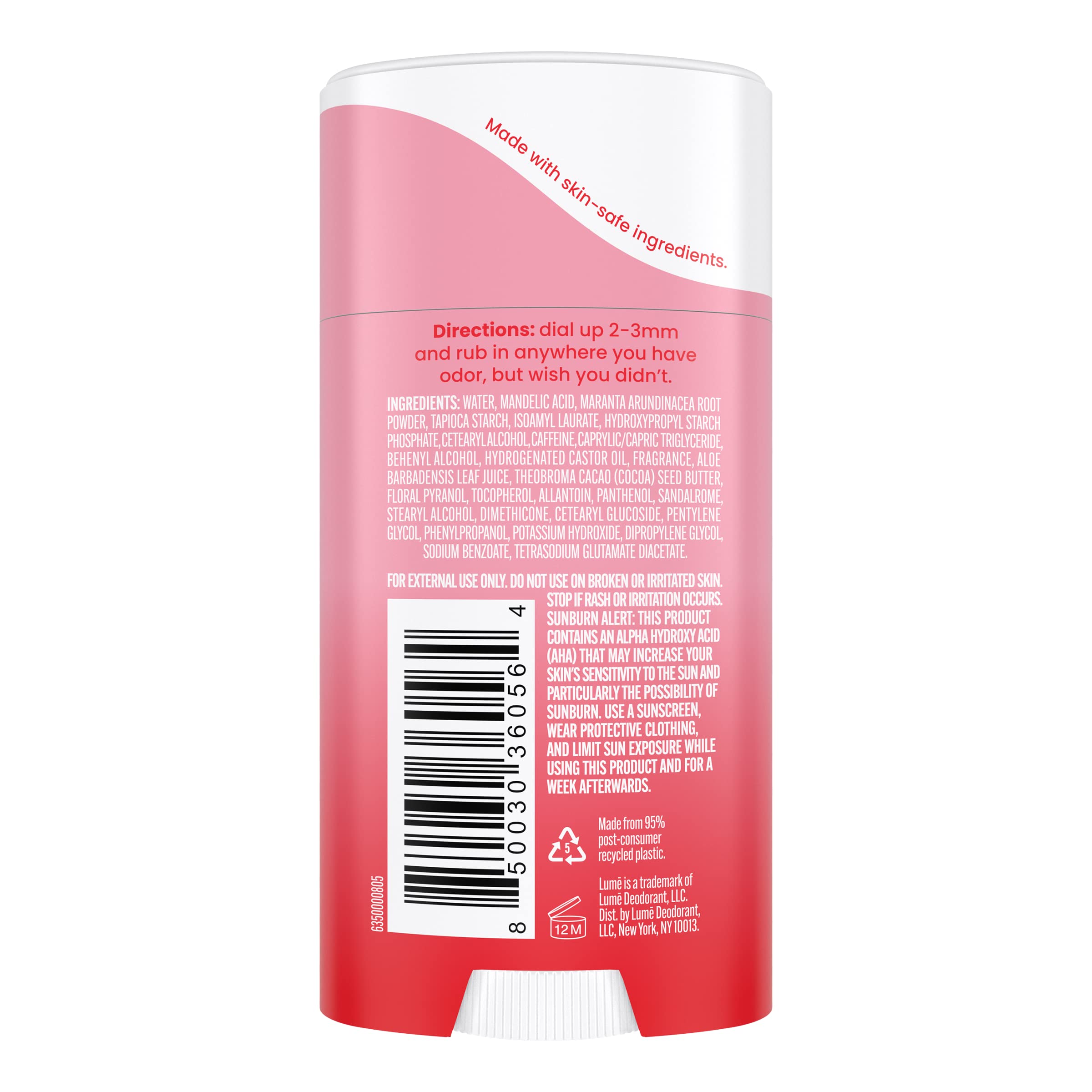 Foto 3 pulgar | Crema Desodorante En Barra Lume Invisible  65 Ml  Peony Rose - Venta Internacional.