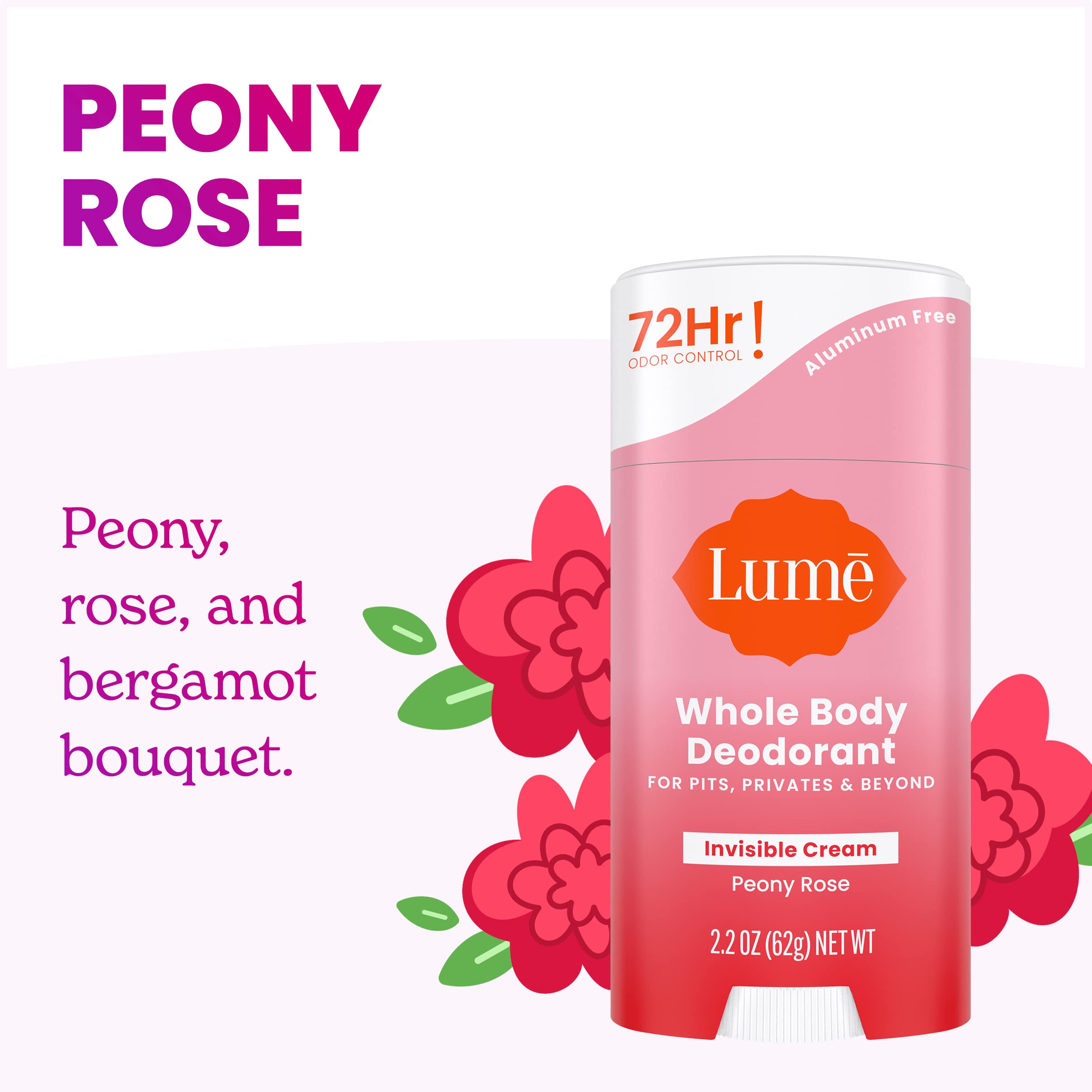 Foto 4 pulgar | Crema Desodorante En Barra Lume Invisible  65 Ml  Peony Rose - Venta Internacional.