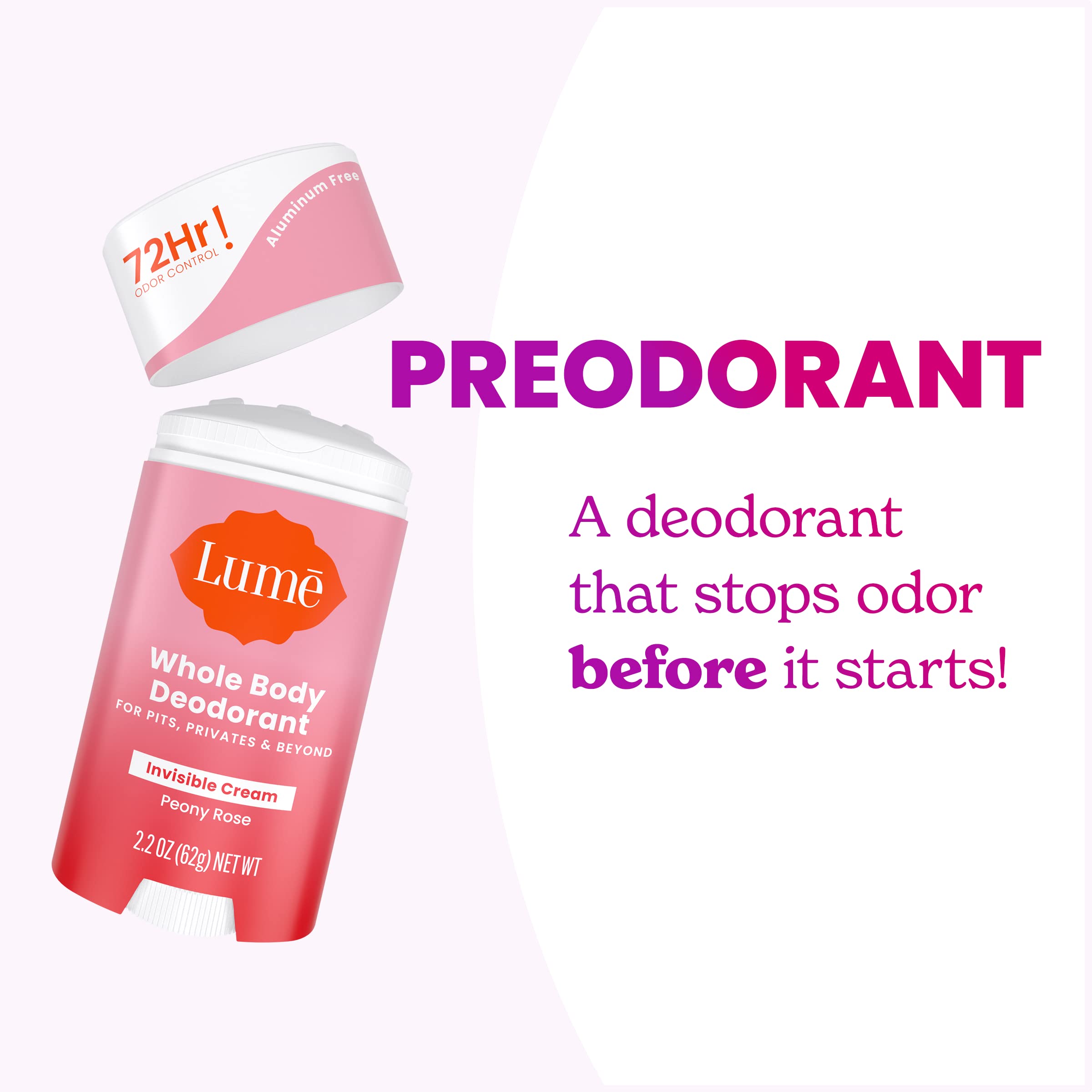 Foto 7 | Crema Desodorante En Barra Lume Invisible  65 Ml  Peony Rose - Venta Internacional.