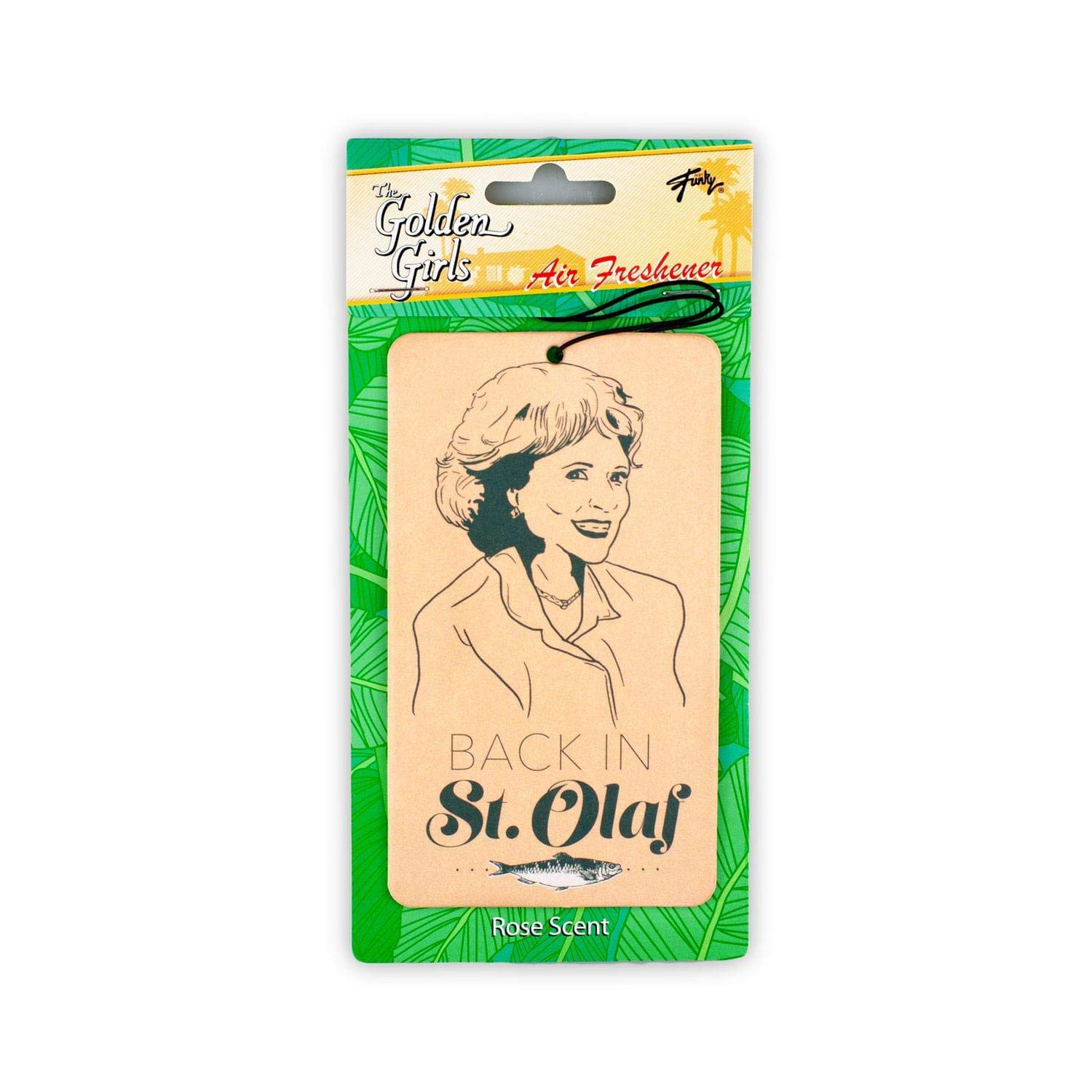 Foto 2 pulgar | Ambientador Para Coche Just Funky Golden Girls Con Aroma A Rosas - Venta Internacional.