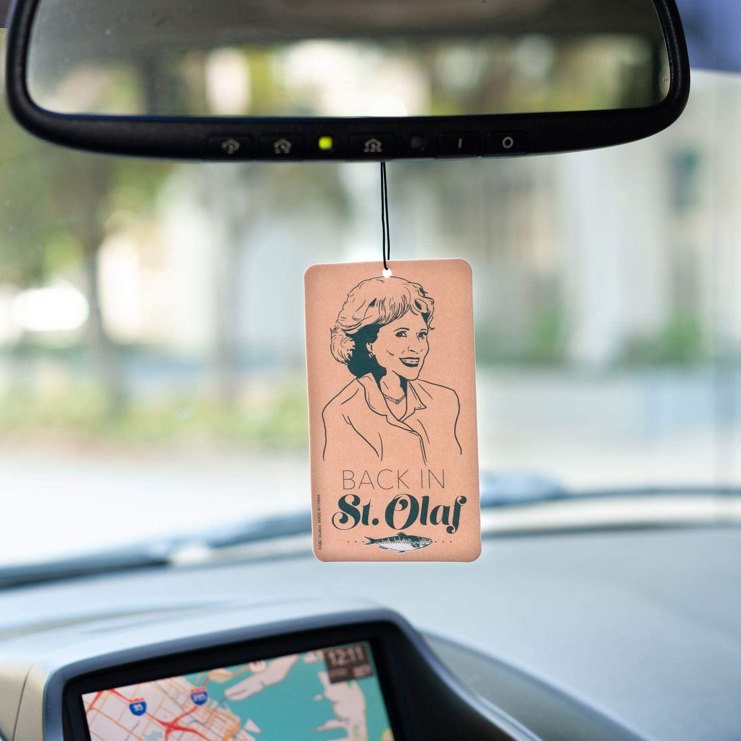 Foto 6 pulgar | Ambientador Para Coche Just Funky Golden Girls Con Aroma A Rosas - Venta Internacional.
