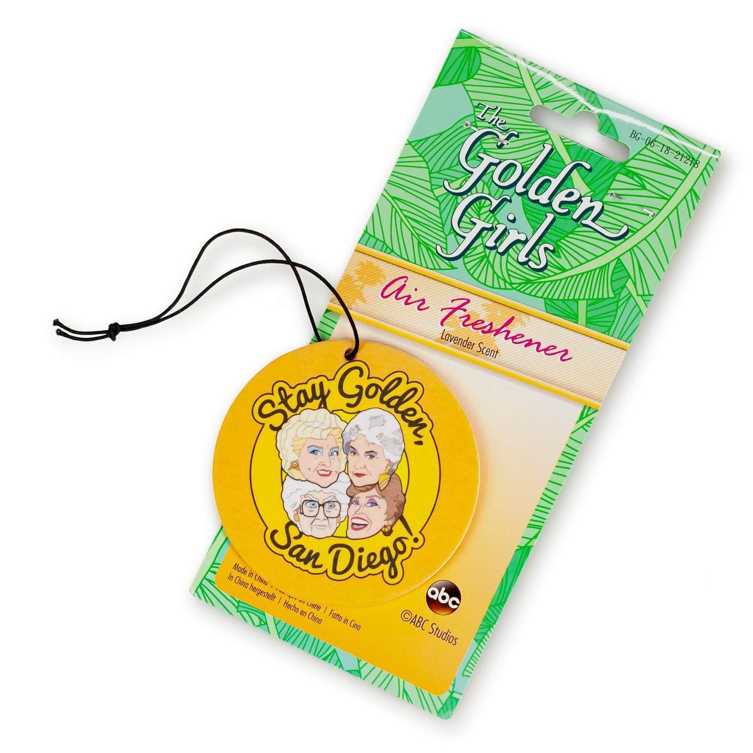 Foto 5 pulgar | Ambientador Para Coche Just Funky The Golden Girls Stay Golden - Venta Internacional.