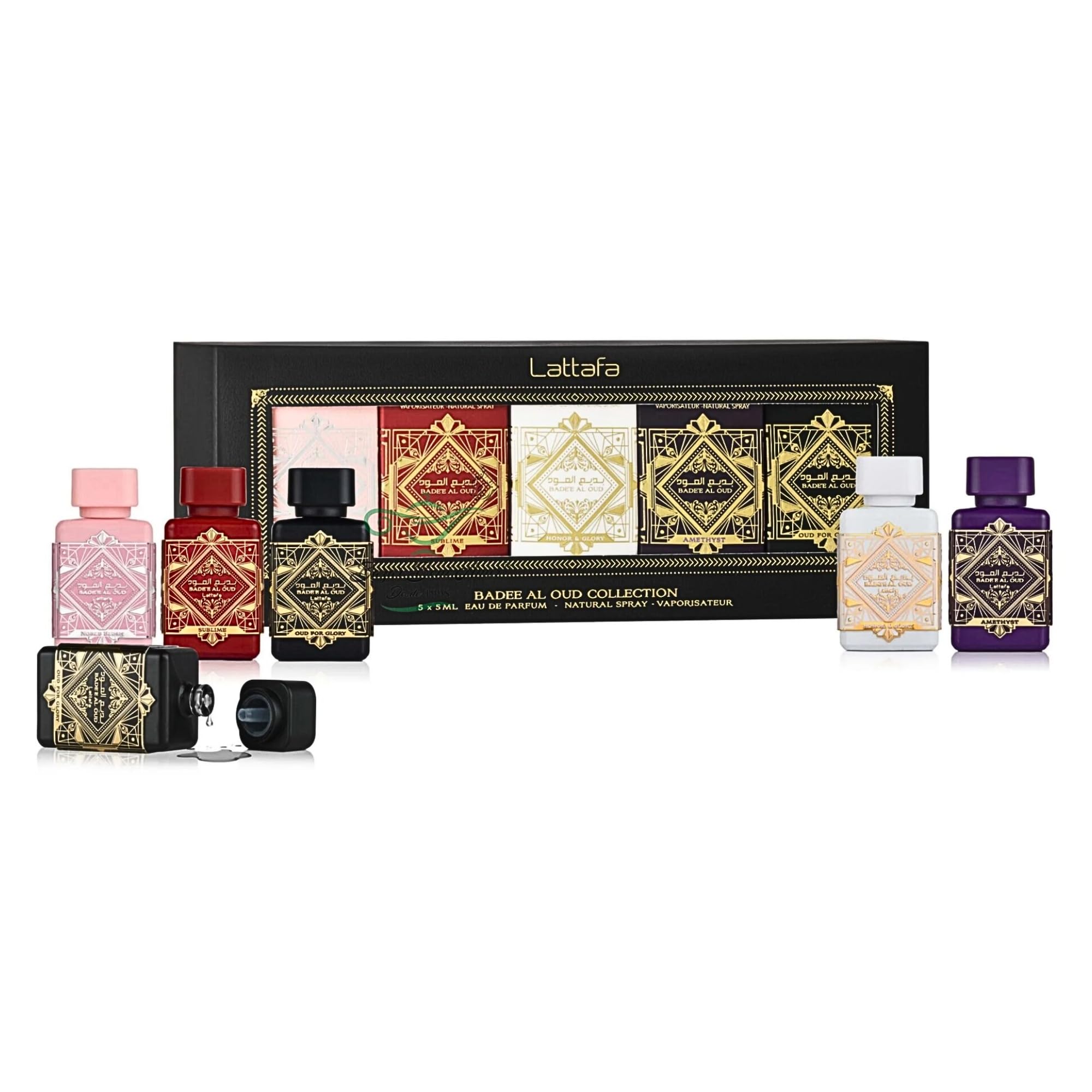 Foto 1 | Set De Regalo Perfume Lattafa Bade'e Al Oud Collection  5 × 5 Ml  Unisex - Venta Internacional.