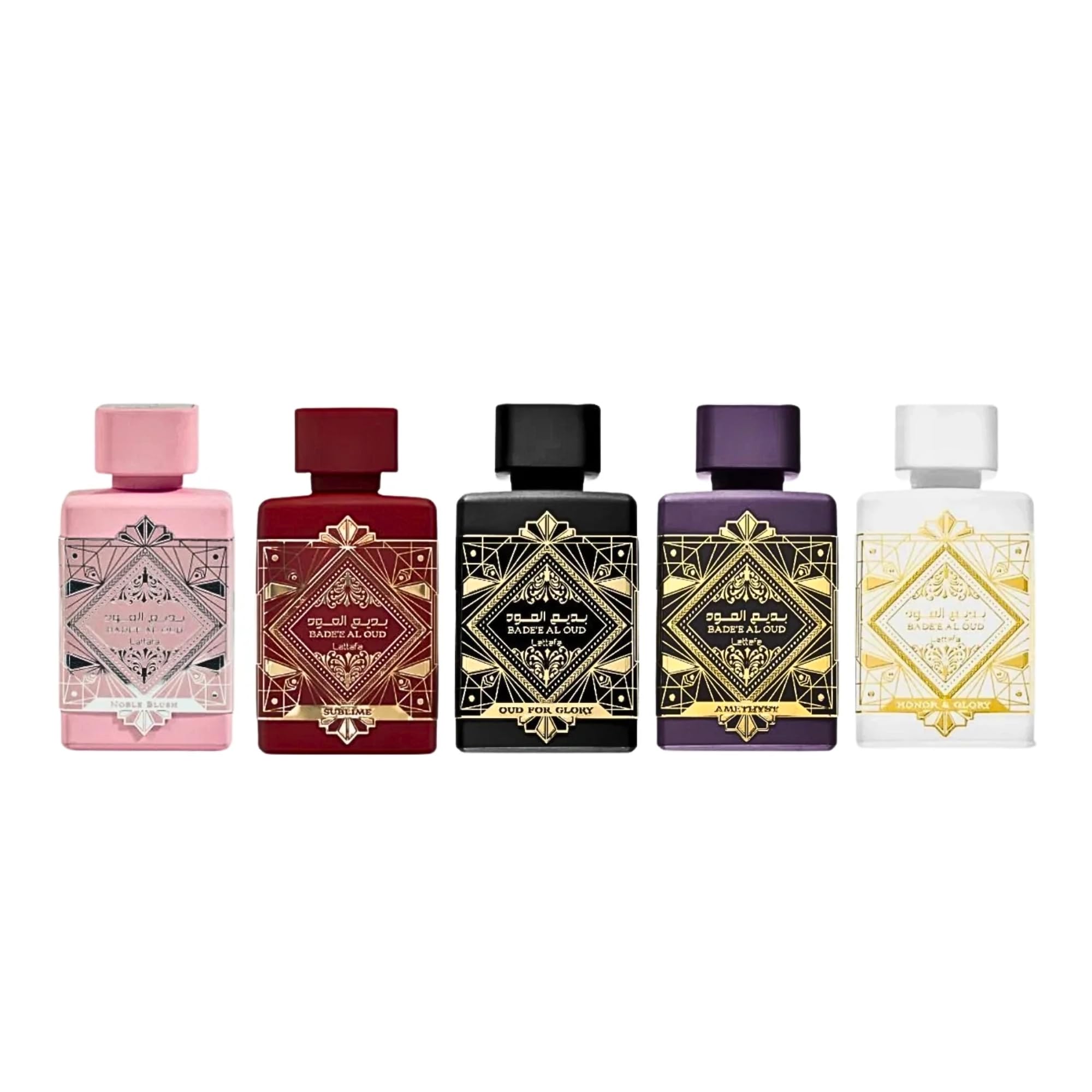 Foto 3 pulgar | Set De Regalo Perfume Lattafa Bade'e Al Oud Collection  5 × 5 Ml  Unisex - Venta Internacional.