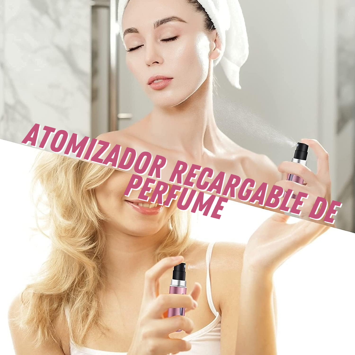 Foto 5 | Mini Atomizador Para Perfume Recargable Capsula Viaje 12pz