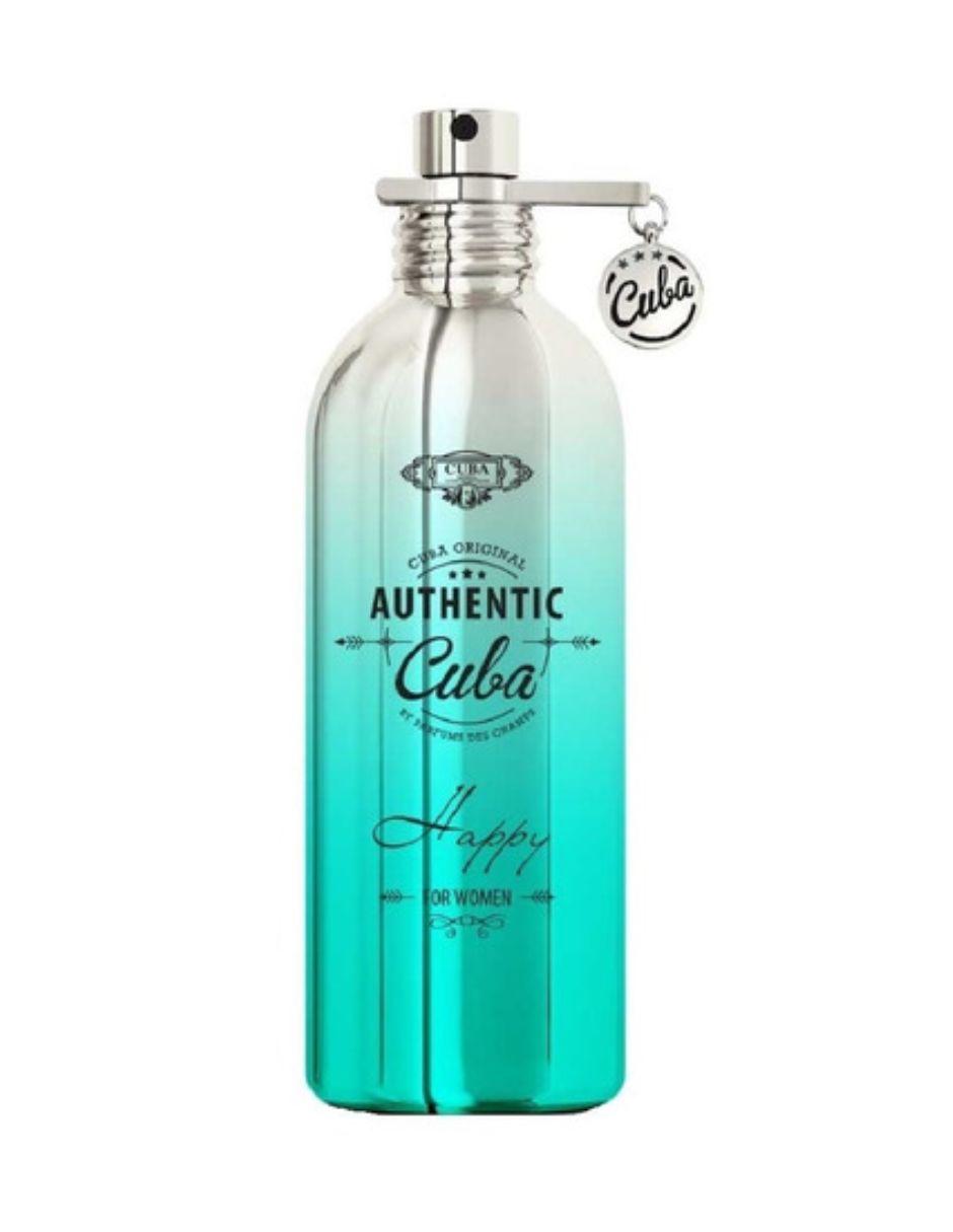 Foto 3 pulgar | Perfume Cuba Authentic Happy Eau de Parfum 100 ml para Mujer