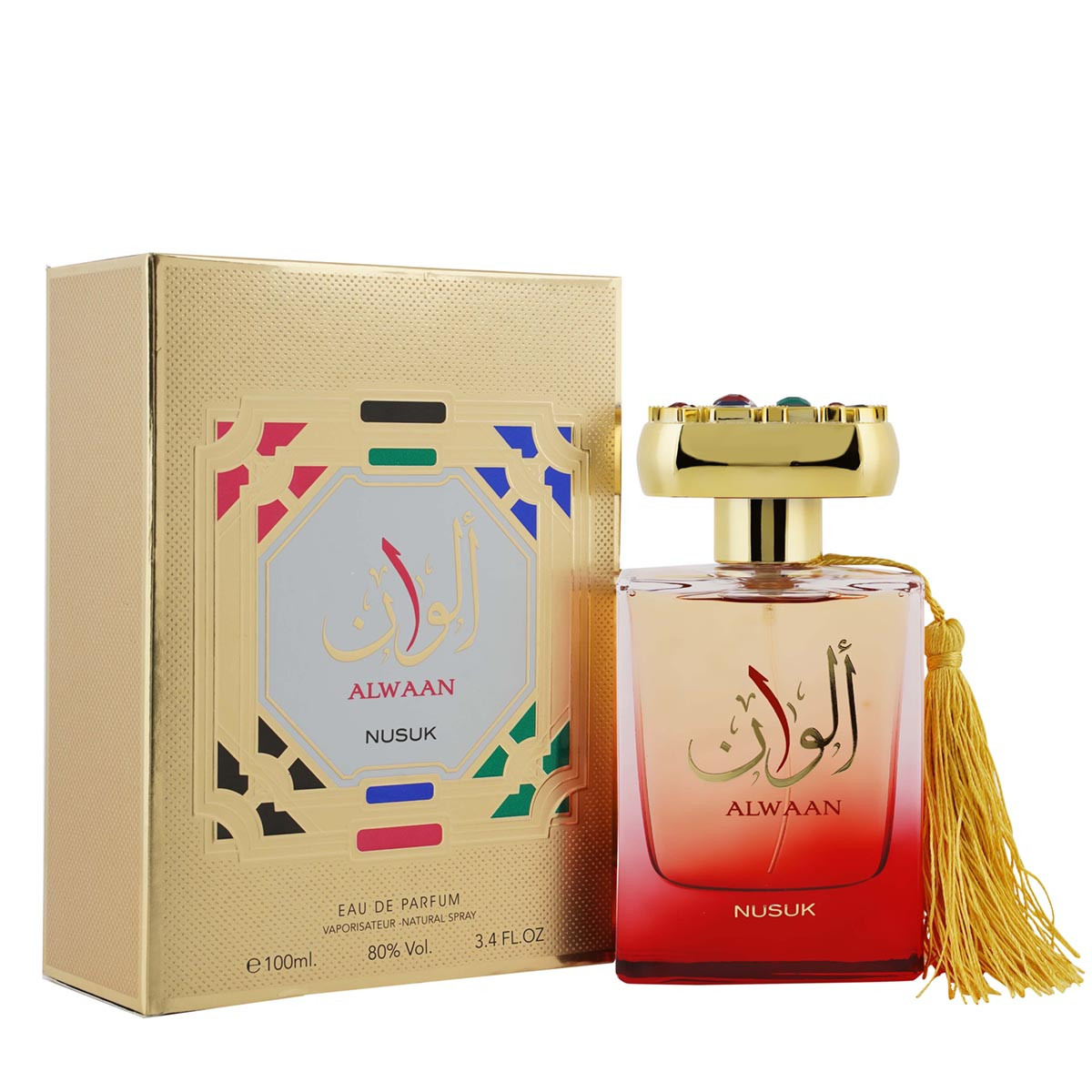 Foto 3 pulgar | Perfume Nusuk Alwaan Eau de Parfum 100 ml para Mujer
