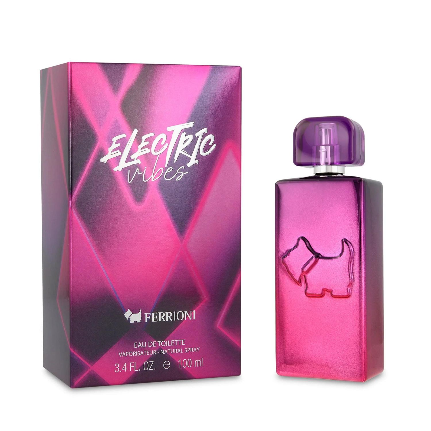 Foto 2 pulgar | Perfume Ferrioni Electric Vibes 100ml Edt