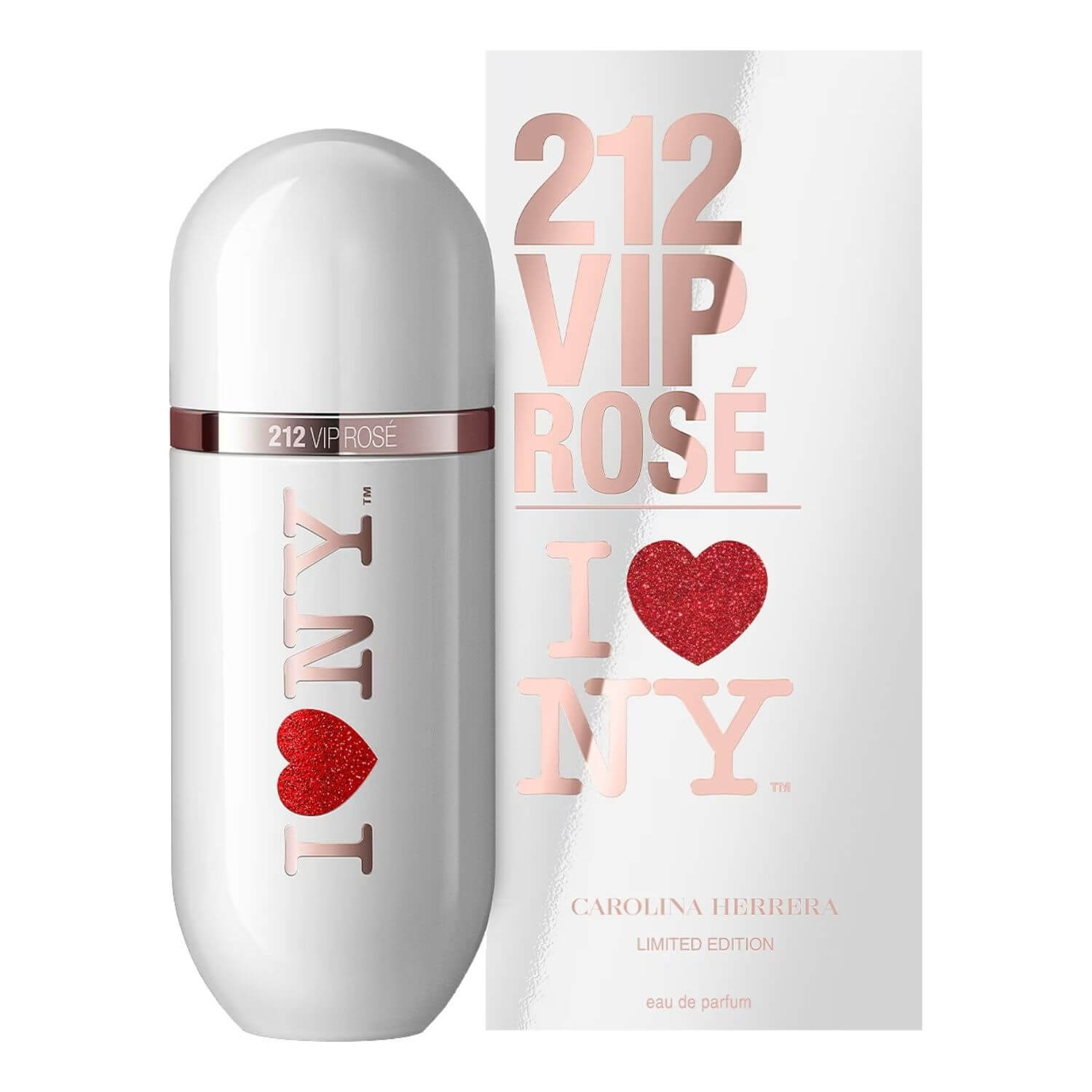 Foto 2 pulgar | Perfume Carolina Herrera 212 Vip Rose I Love Ny 80ml Edp Spray