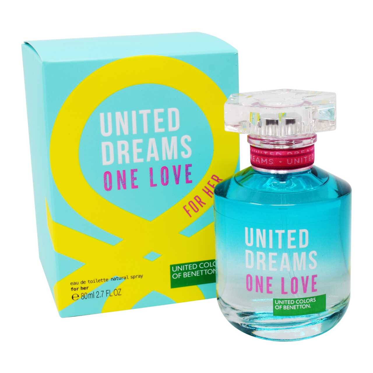 Foto 1 | Perfume Benetton One Love Her Eau de Toilette 80 ml para Mujer
