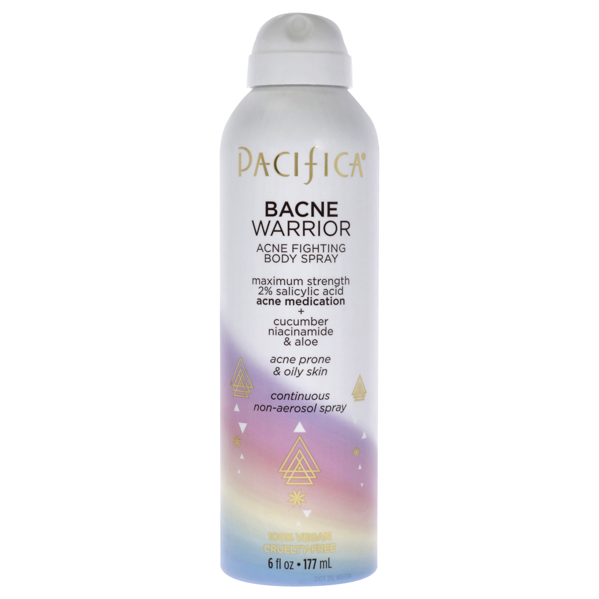 Spray Corporal Para Combatir El Acné Bacne Warrior Pacífica Transparente