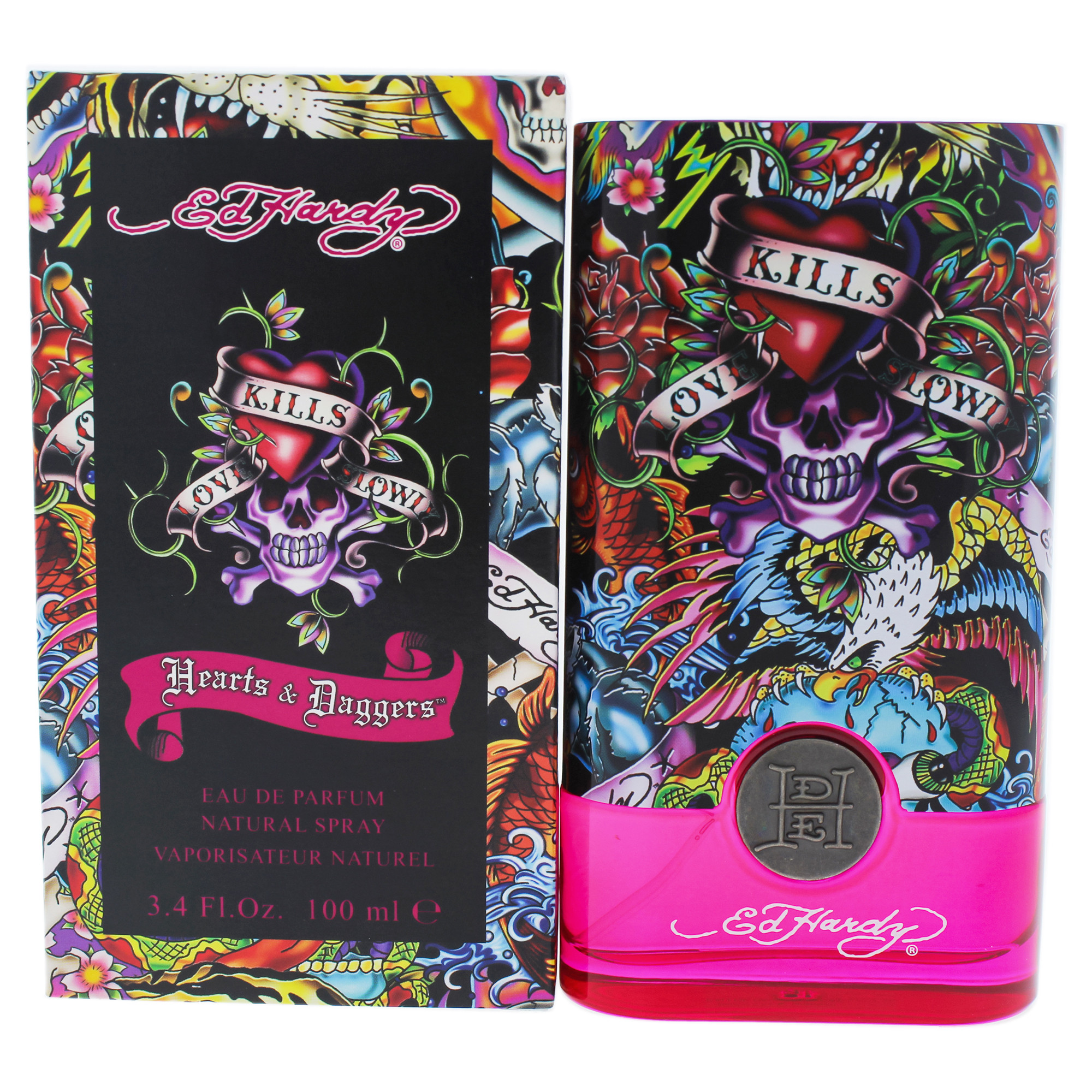 Venta Internacional-Perfume Ed Hardy Hearts Daggers Christian Audigier Edp 100 ml para Mujer
