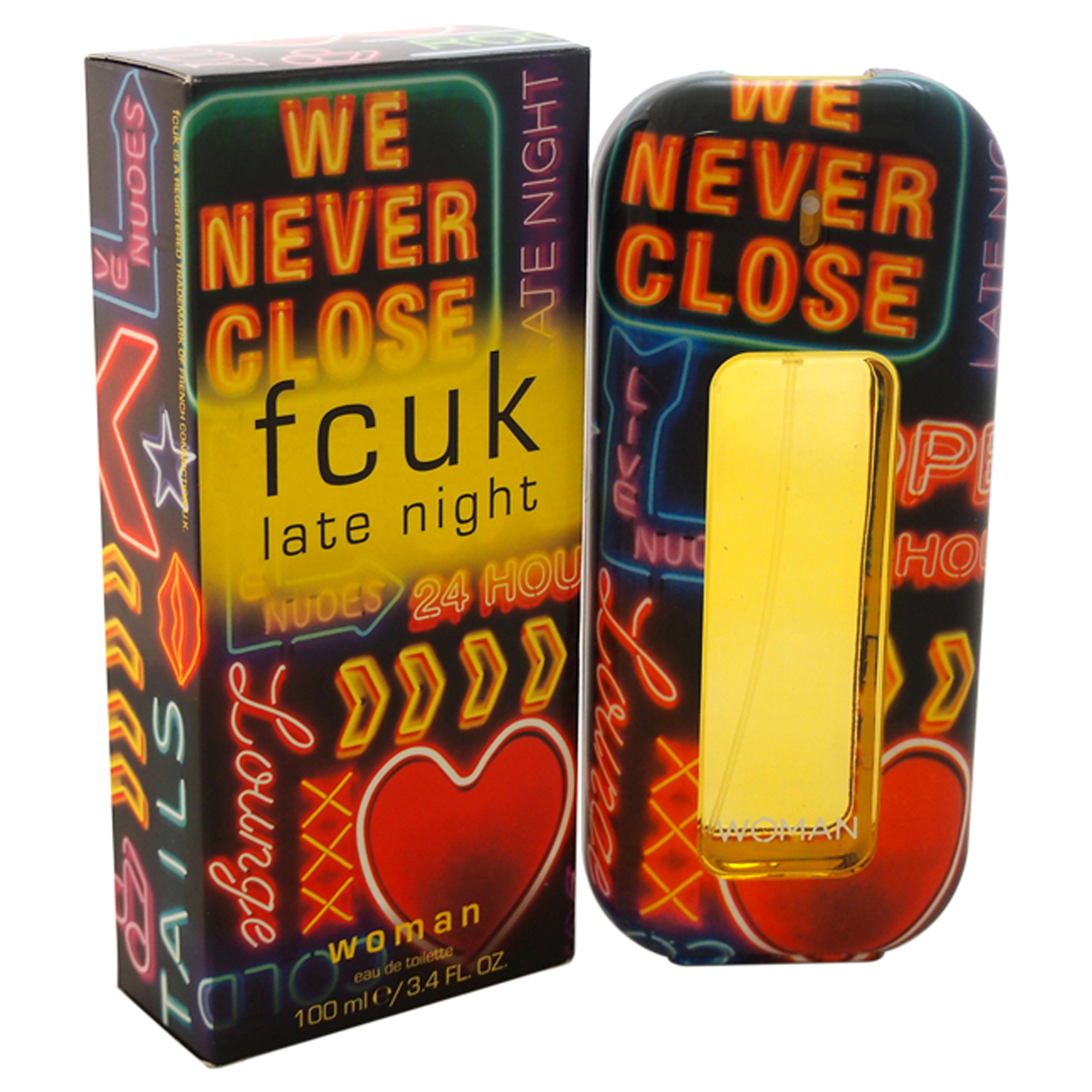 Foto 2 pulgar | Venta Internacional-Perfume French Connecton Uk Fcuk LAte Night Eau de Toilette 100 Ml para Mujer