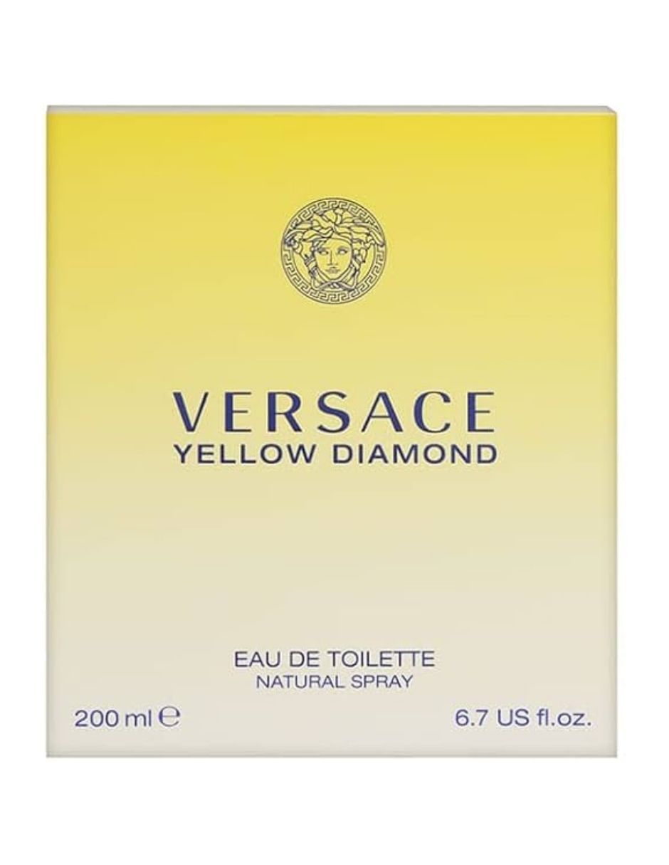 Foto 3 pulgar | Perfume Versace  Yellow Diamond Eau de Toilette  200 ml para Mujer