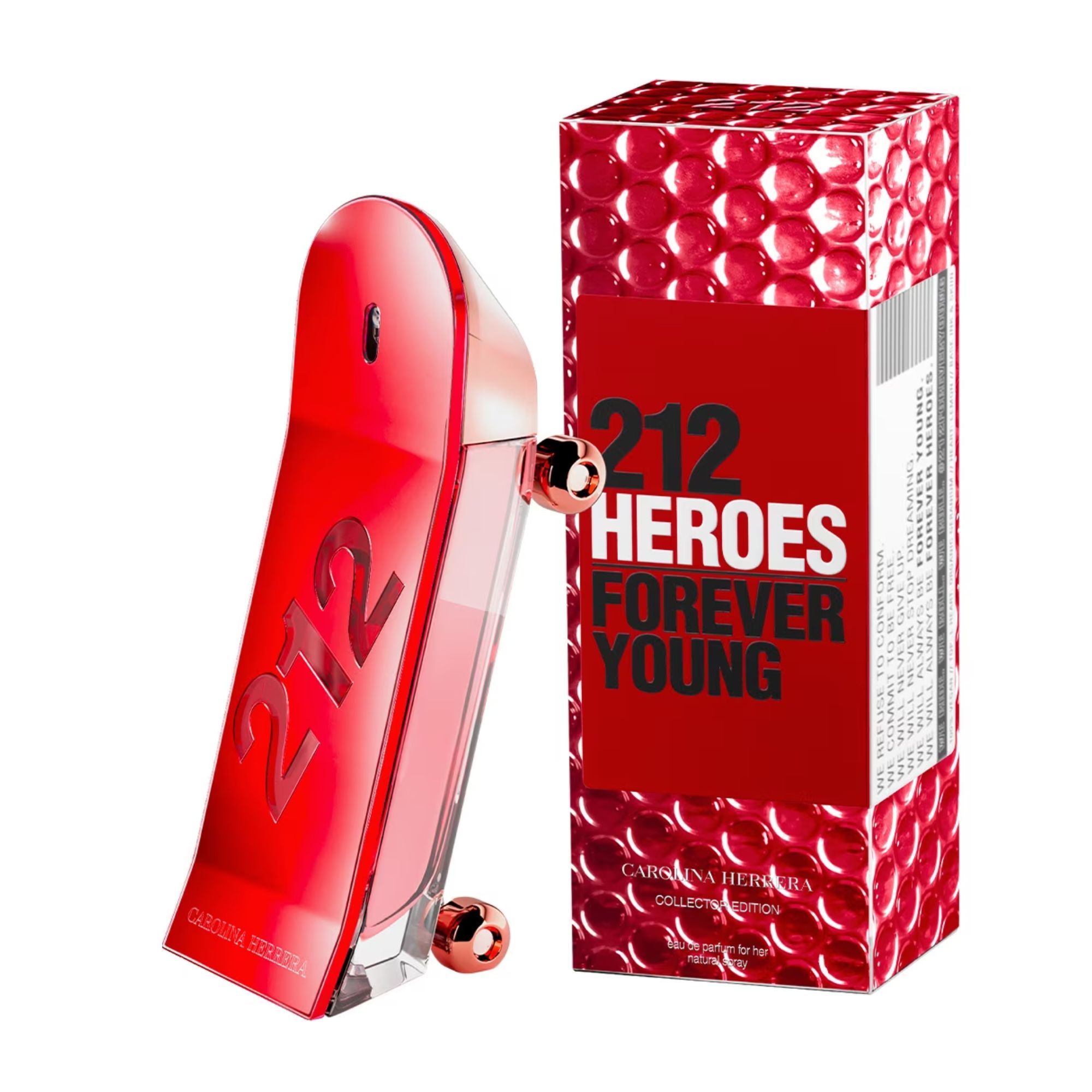 Perfume Carolina Herrera 212 Heroes Forever Young Collector Edition Eau de Parfum 80 ml para Mujer