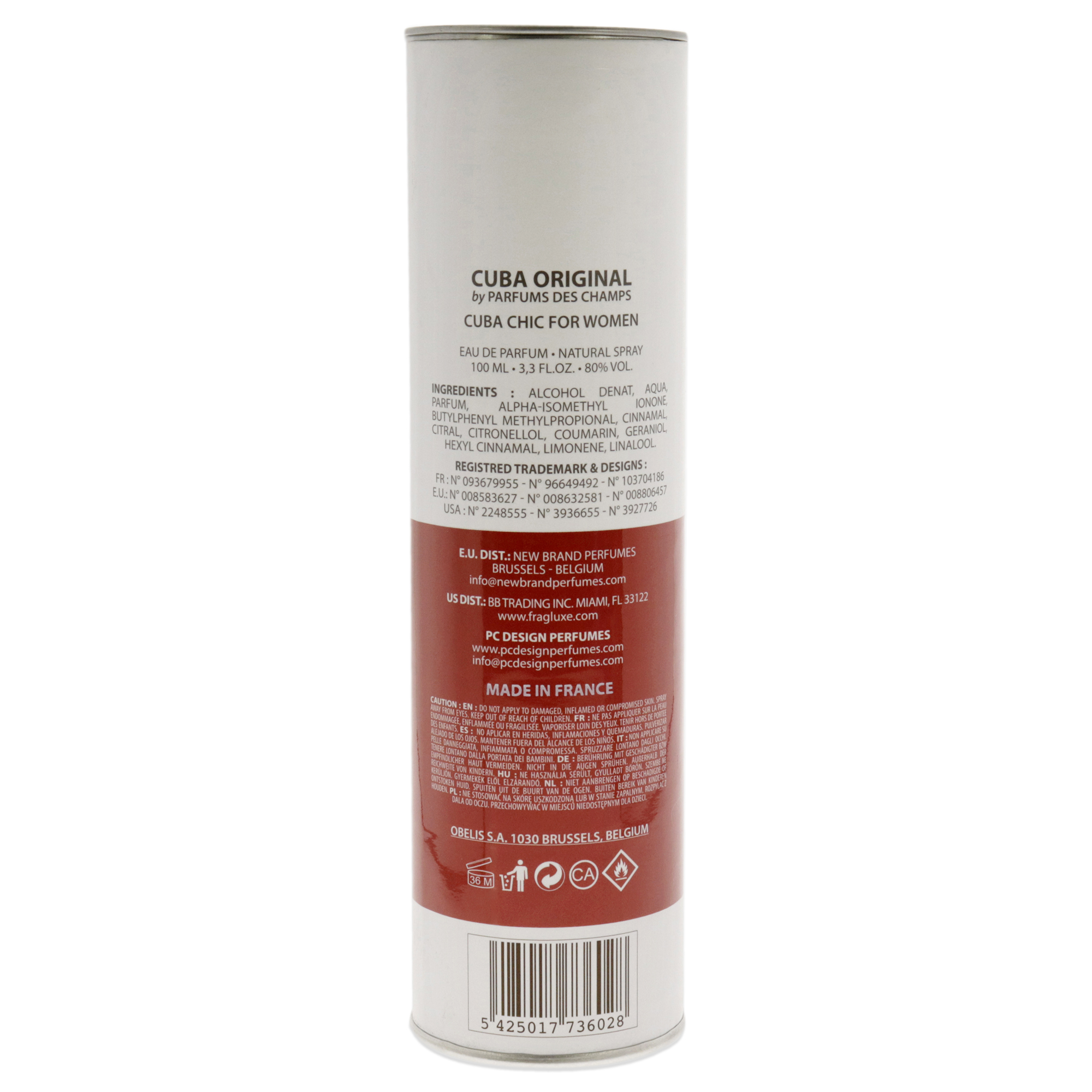 Foto 5 pulgar | Venta Internacional- Perfume Cuba Chic Eau De Parfum para Mujer 100 Ml